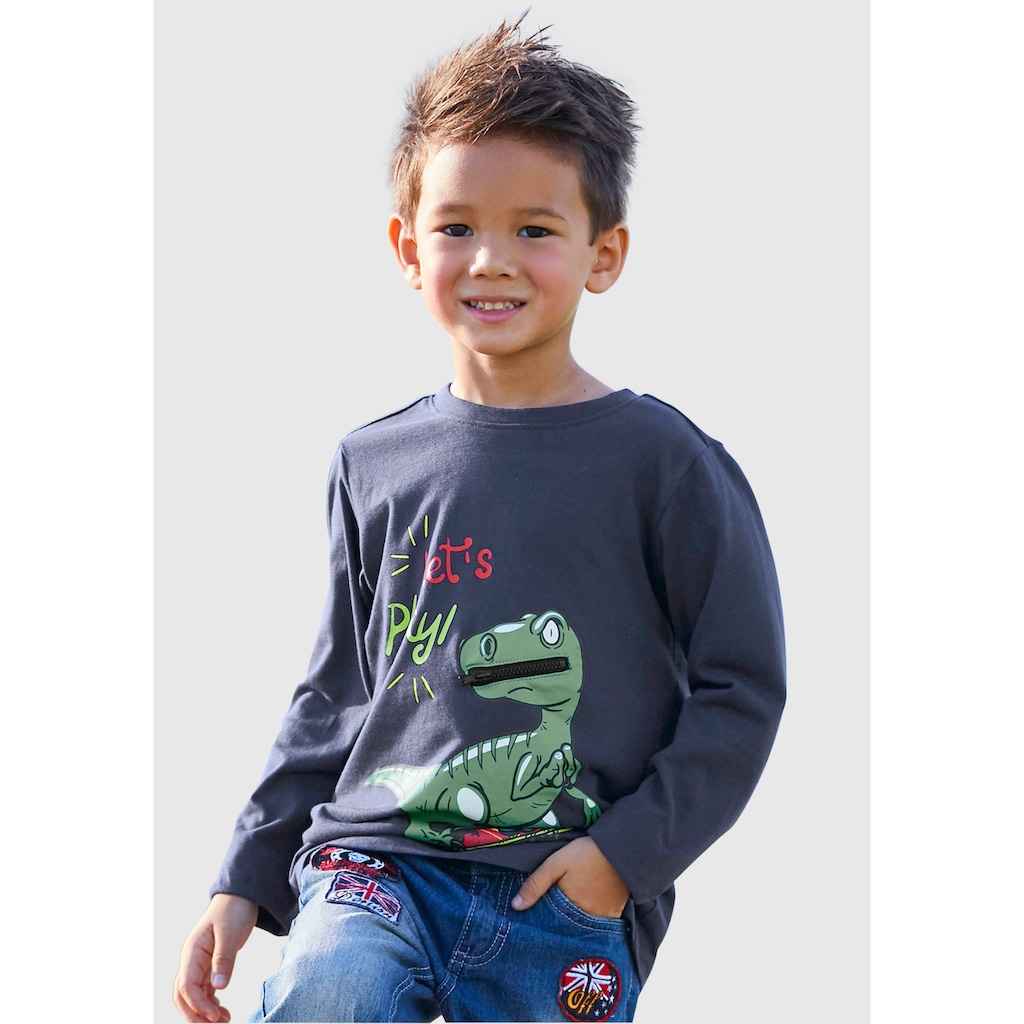 KIDSWORLD Langarmshirt »LET´S PLAY«