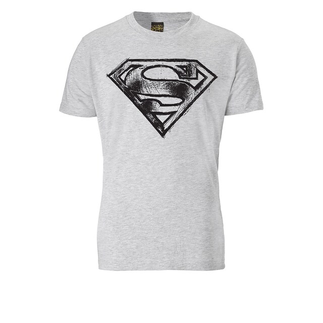 T-Shirt | BAUR LOGOSHIRT Logo«, »Superman mit Superhelden-Print Scribble kaufen für trendigem