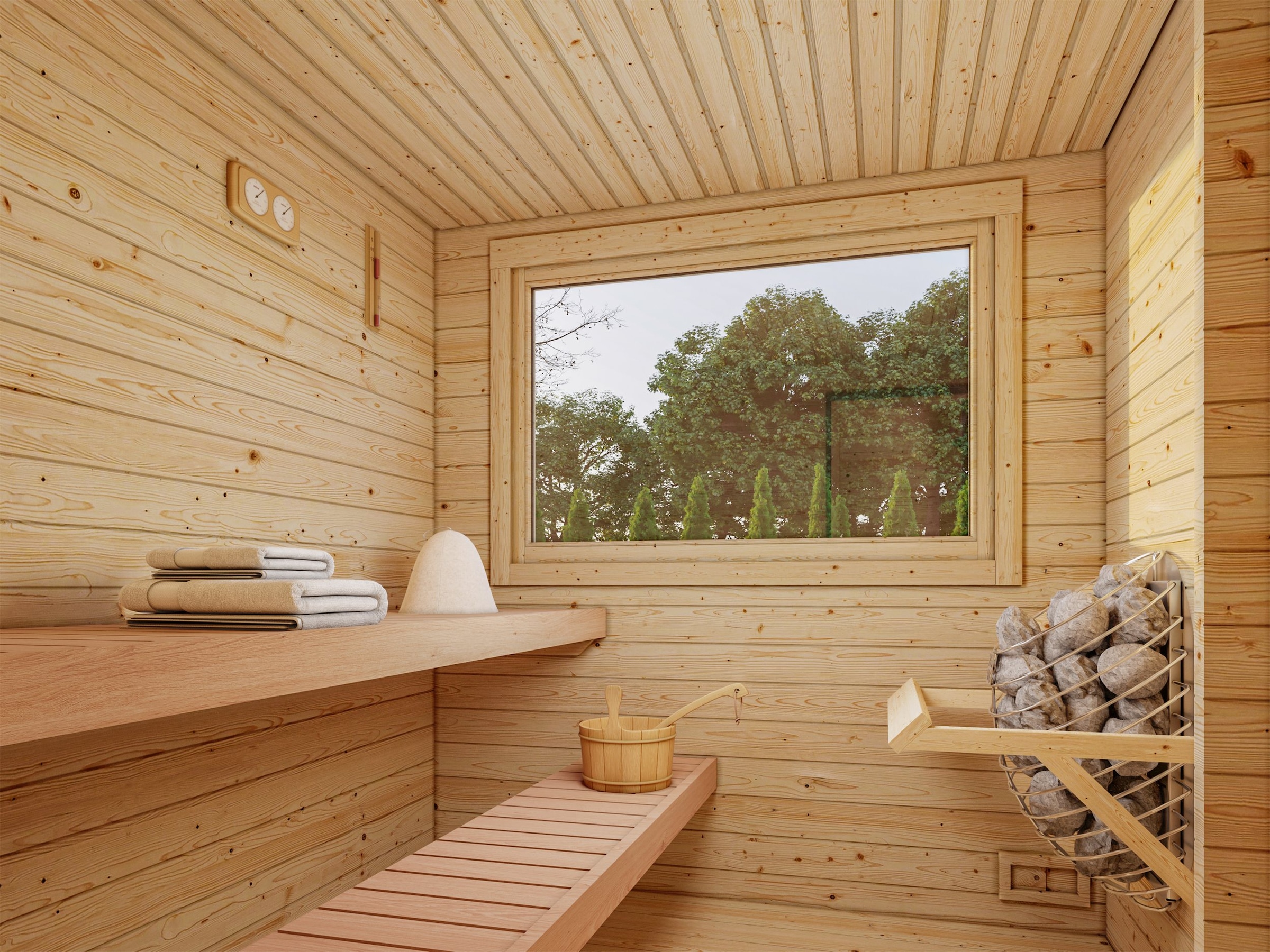 Palmako Sauna »Sanna 11,5 m²«