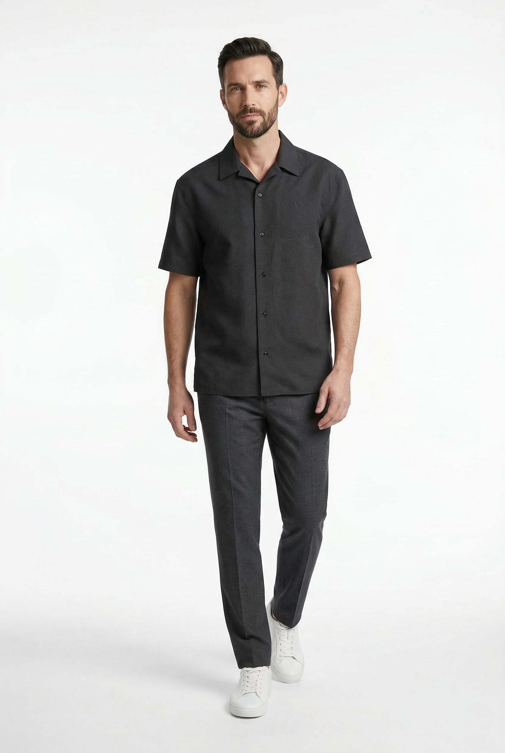 Calvin Klein Leinenhemd »LINEN CLASSIC« Regular Fit, Leinen-Viskosemix