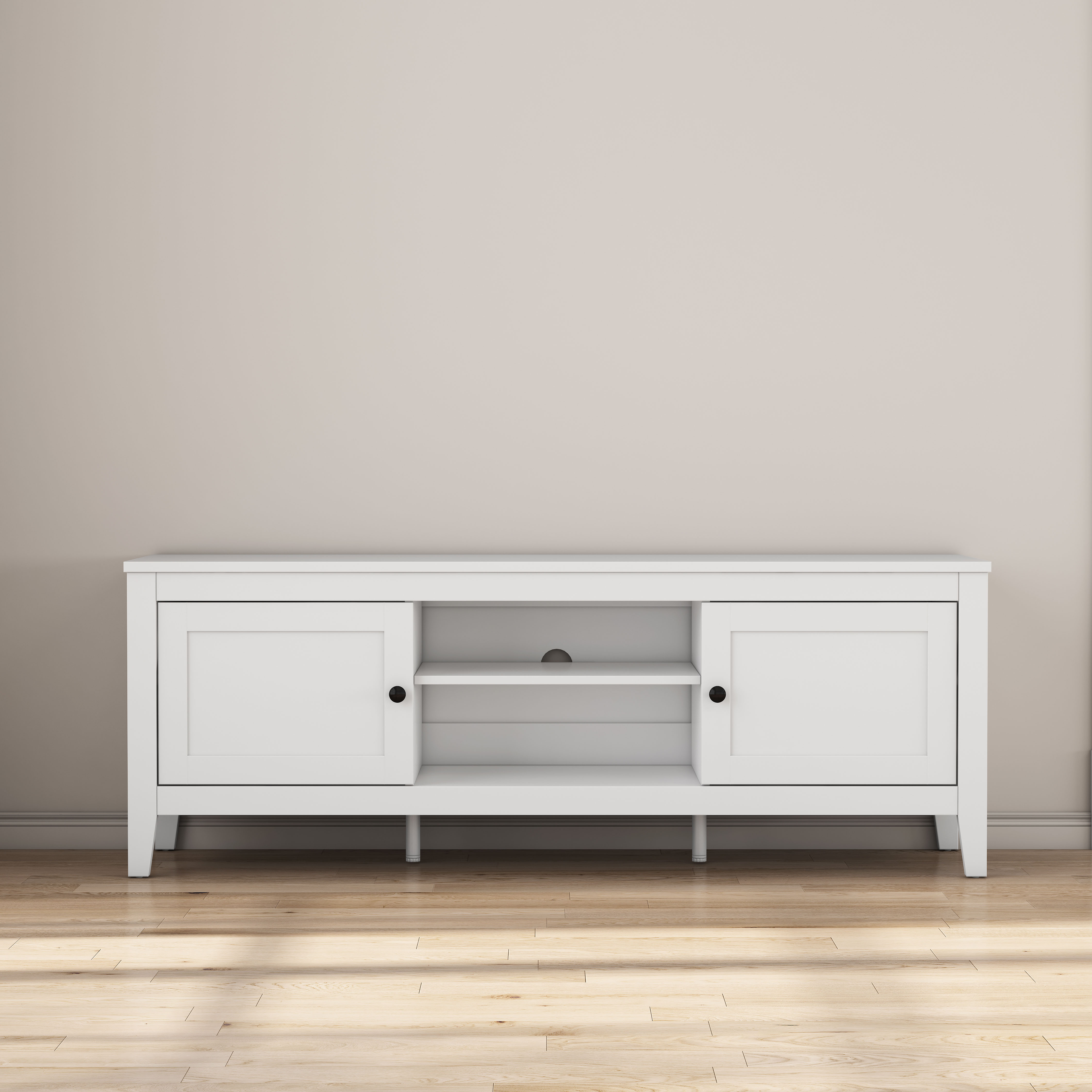 OTTO home TV-Board "Avelin" Melaminoberfläche, schwarze Metallgriffe, Breite 150 cm