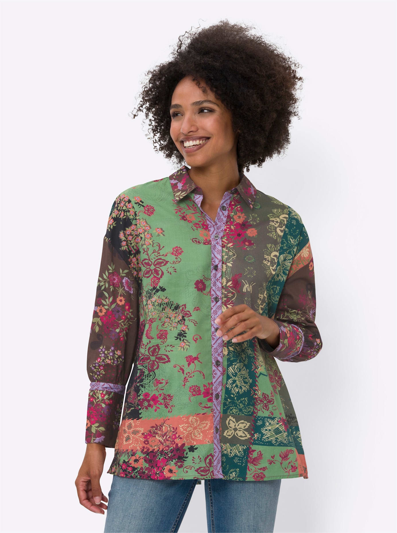 heine Druckbluse