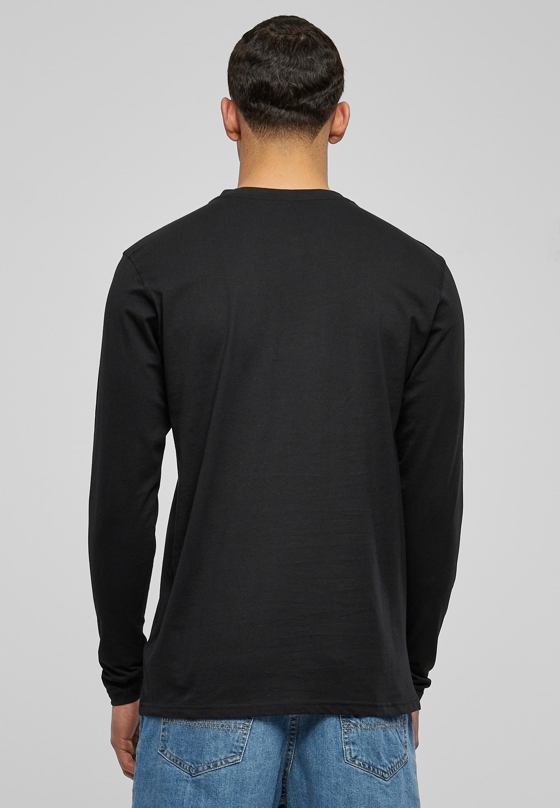 URBAN CLASSICS T-Shirt »Urban Classics Herren Basic Henley L/S Tee«