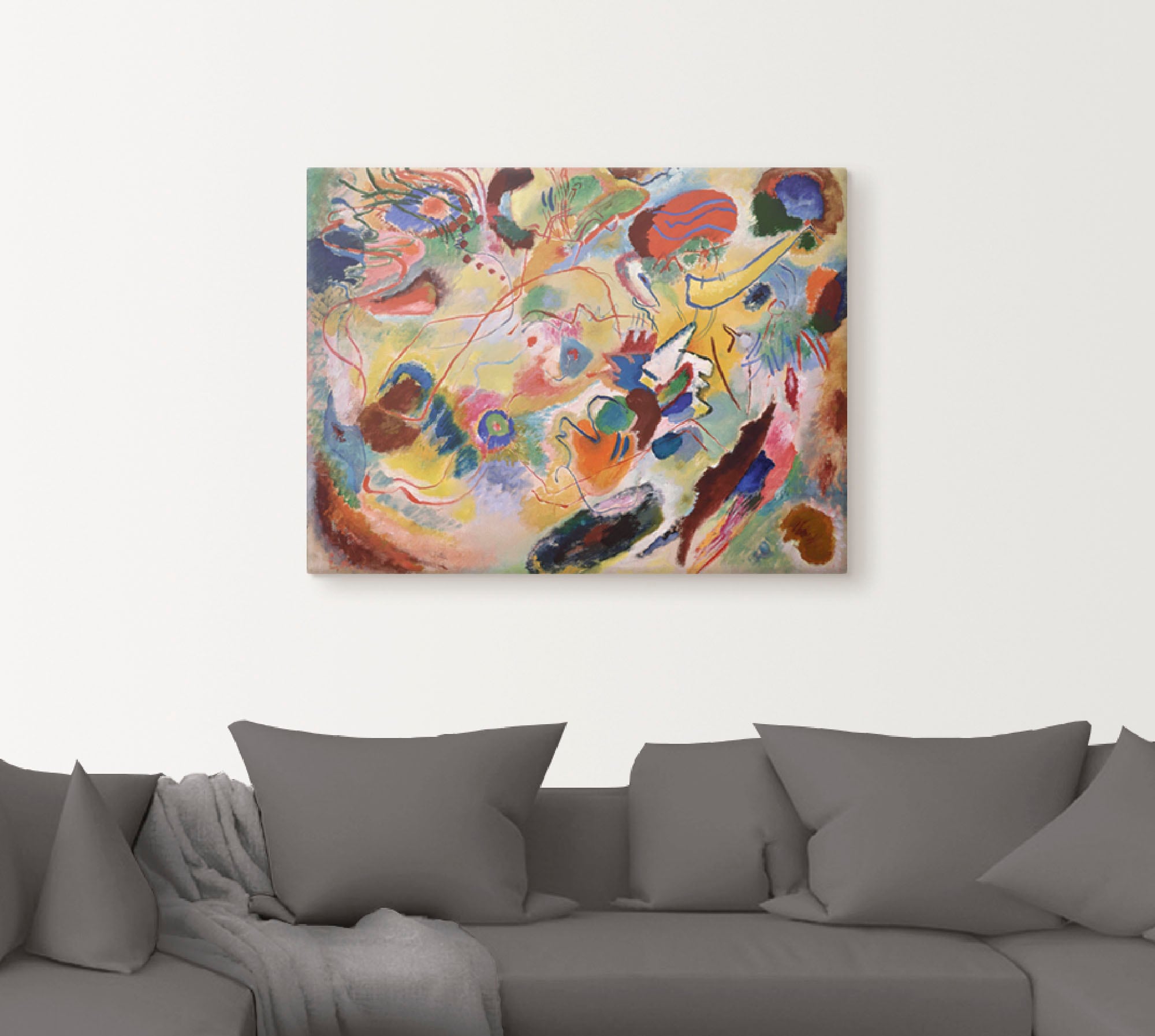 Artland Leinwandbild »Studie Komposition VII«, Gegenstandslos, (1 St.), auf Keilrahmen gespannt