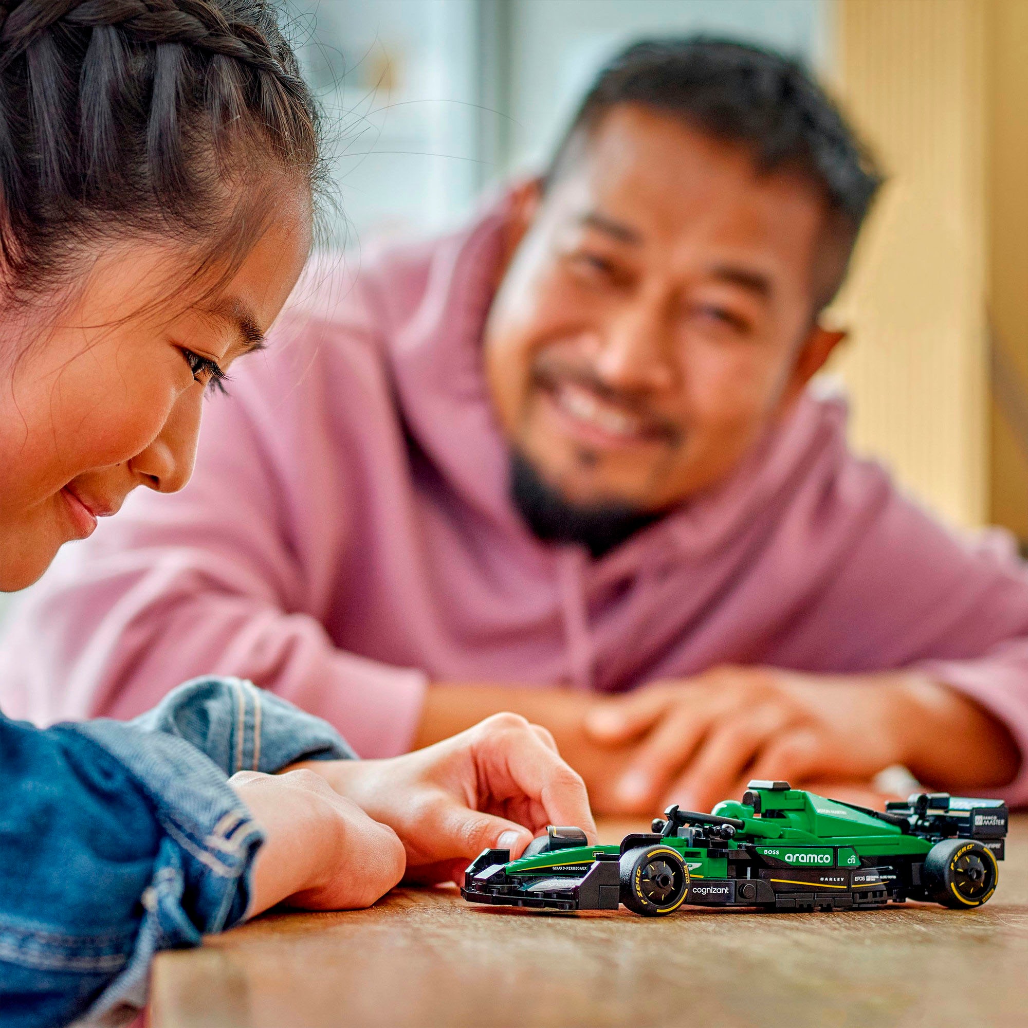 LEGO® Konstruktionsspielsteine »Aston Martin Aramco F1® AMR24 Rennauto (77245), LEGO® Speed Champions«, (269 St.), Made in Europe