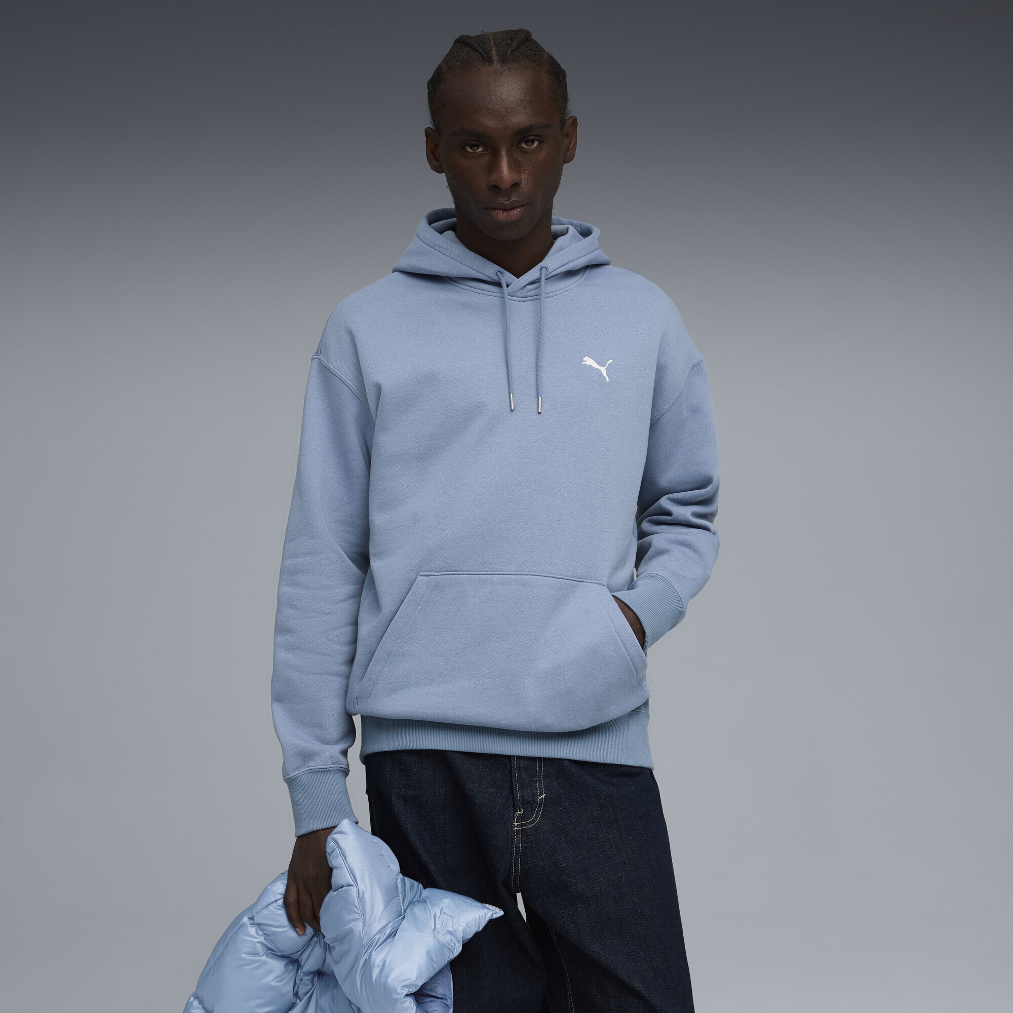 PUMA Hoodie "Wardrobe Essentials Relaxed Fleece Hoodie Herren" günstig online kaufen