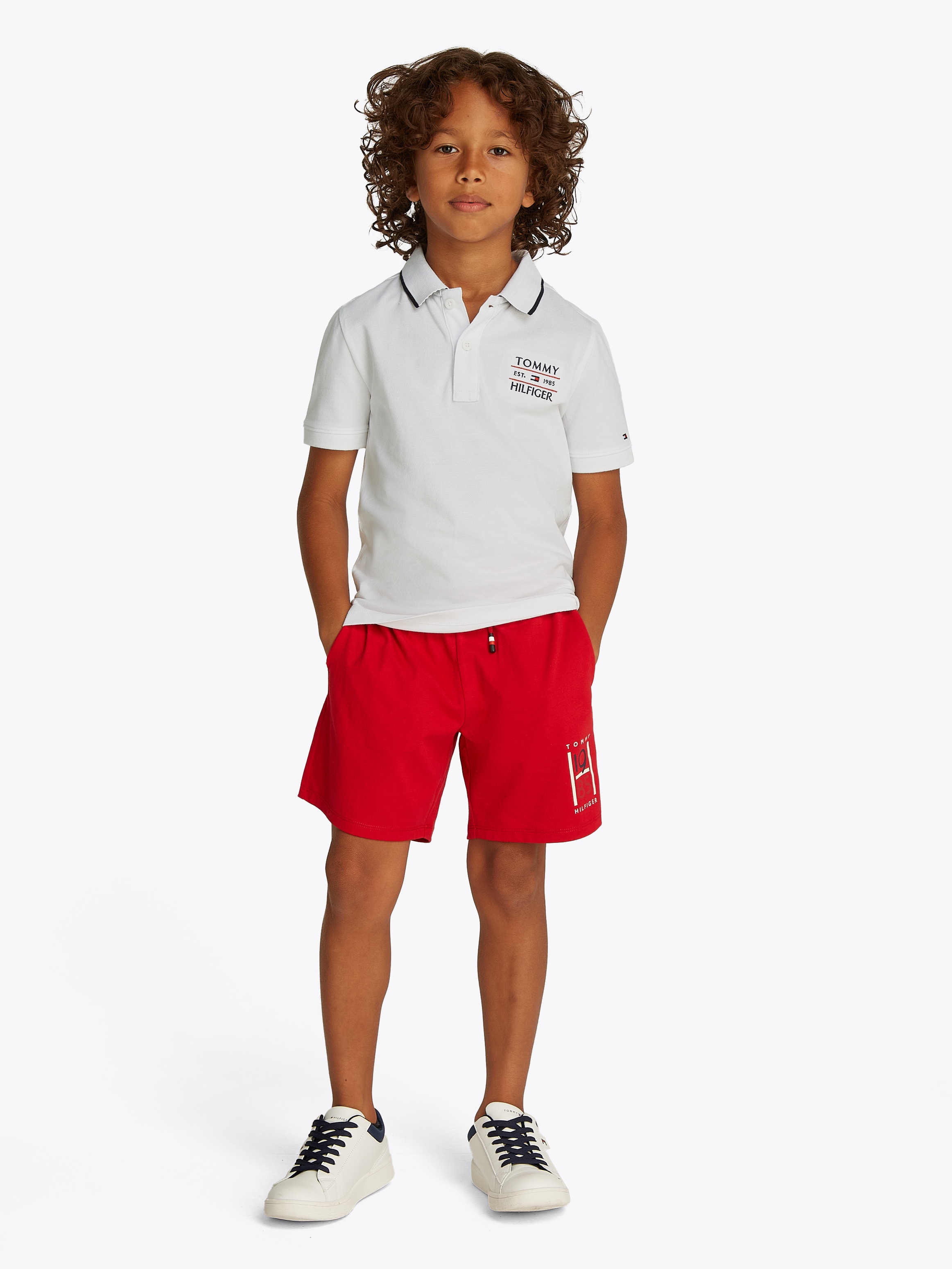 Tommy Hilfiger Poloshirt »TOMMY FLAG HILFIGER POLO REG SS«, mit Logo-Stickerei