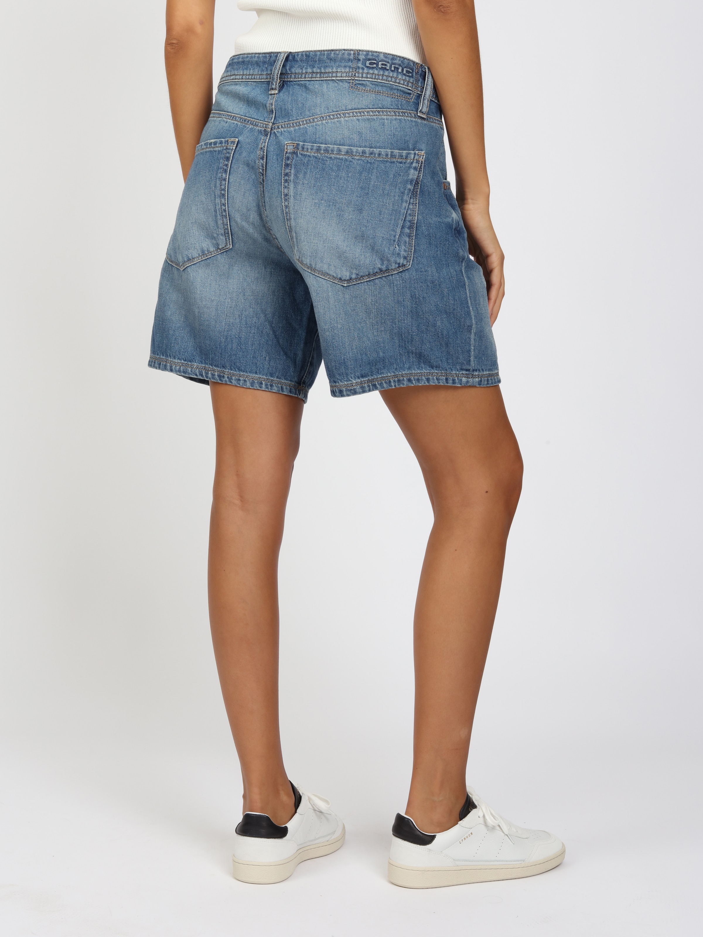 GANG Jeansshorts »94CLAIRE SHORTS« mit Bindegürtel, Baggy Fit