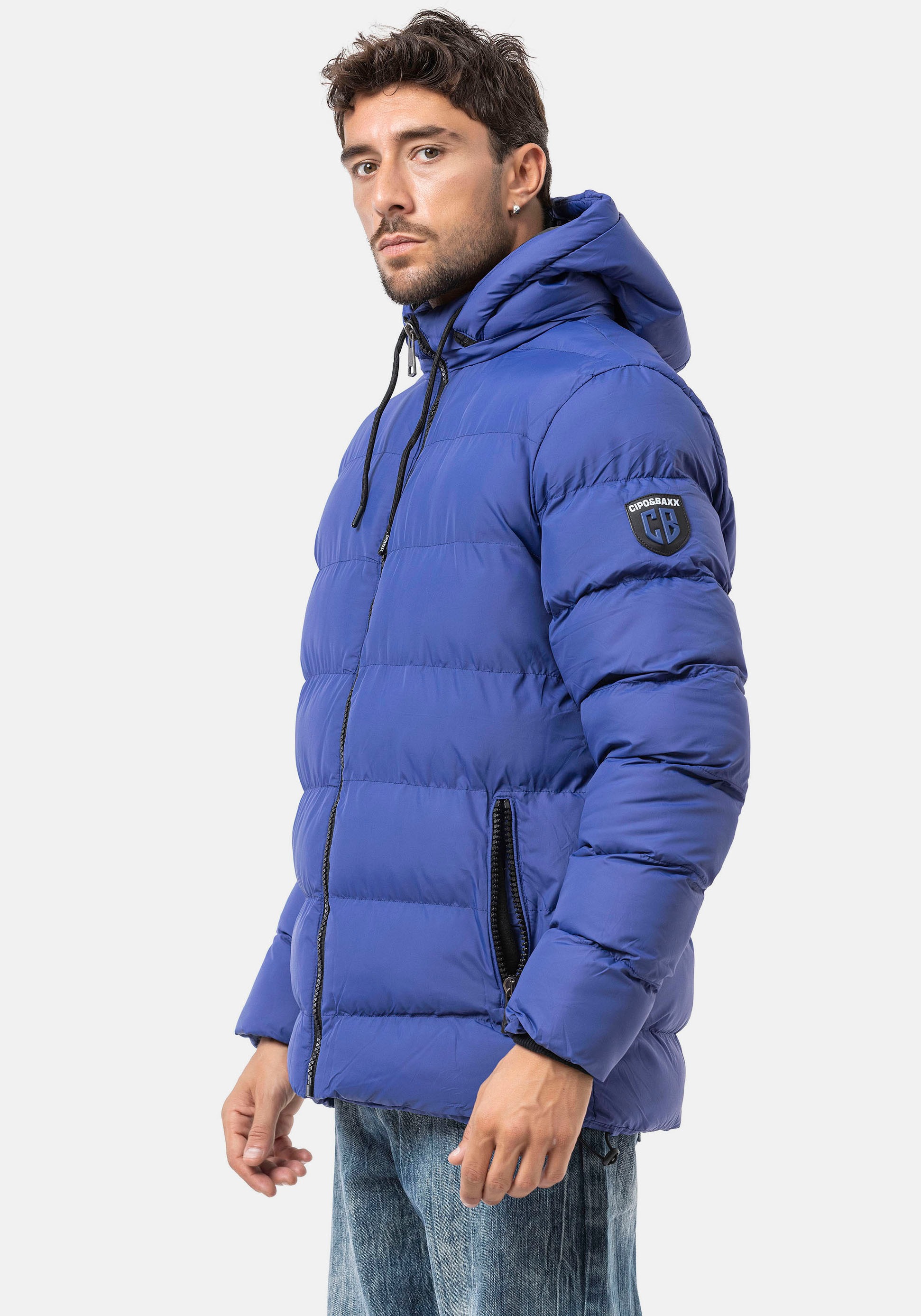 Thumbnail - Cipo & Baxx Steppjacke mit Kapuze