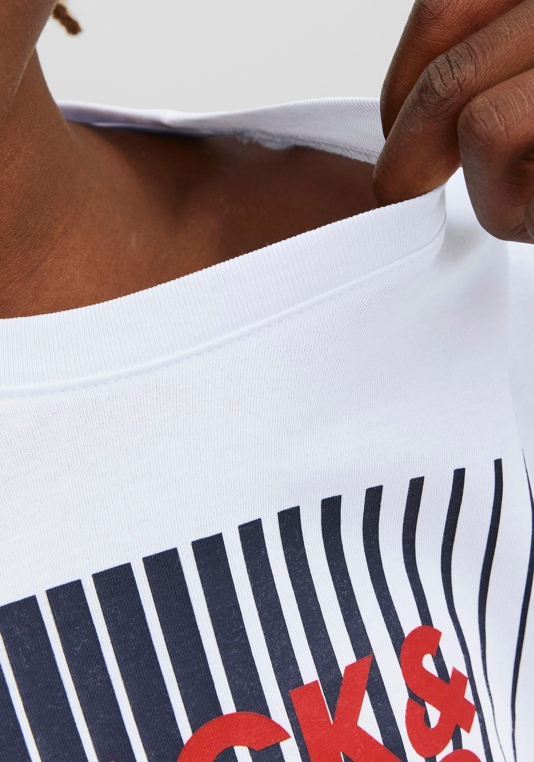 Jack & Jones Junior Langarmshirt »JJECORP LOGO TEE PLAY LS O-NECK NOOS JNR«