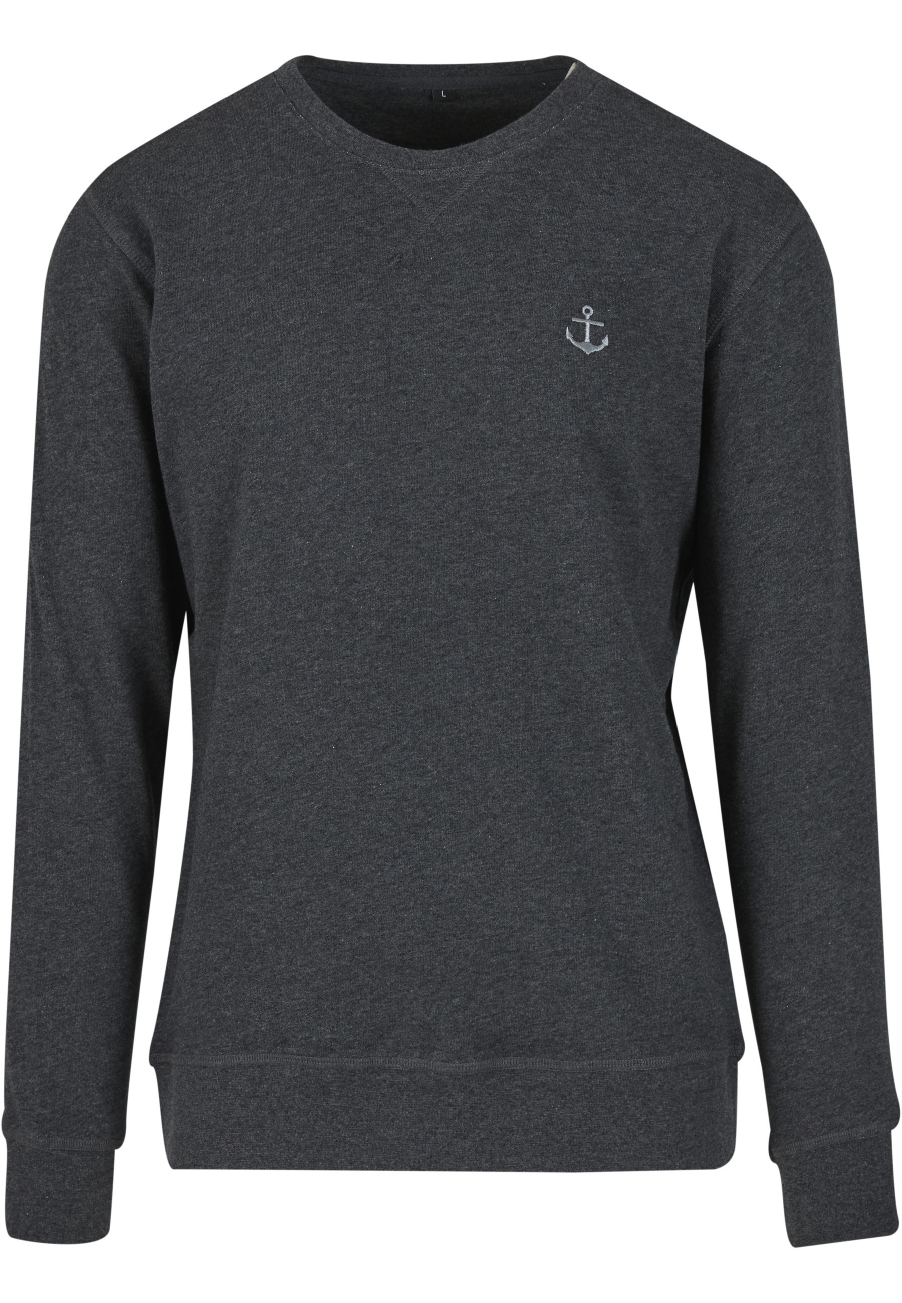 MisterTee Rundhalspullover "MisterTee Anchor Sign EMB Light Crew Sweatshirt günstig online kaufen