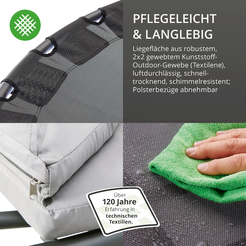 Leco Gartenliege »Luxusschaukelbett Mareike«