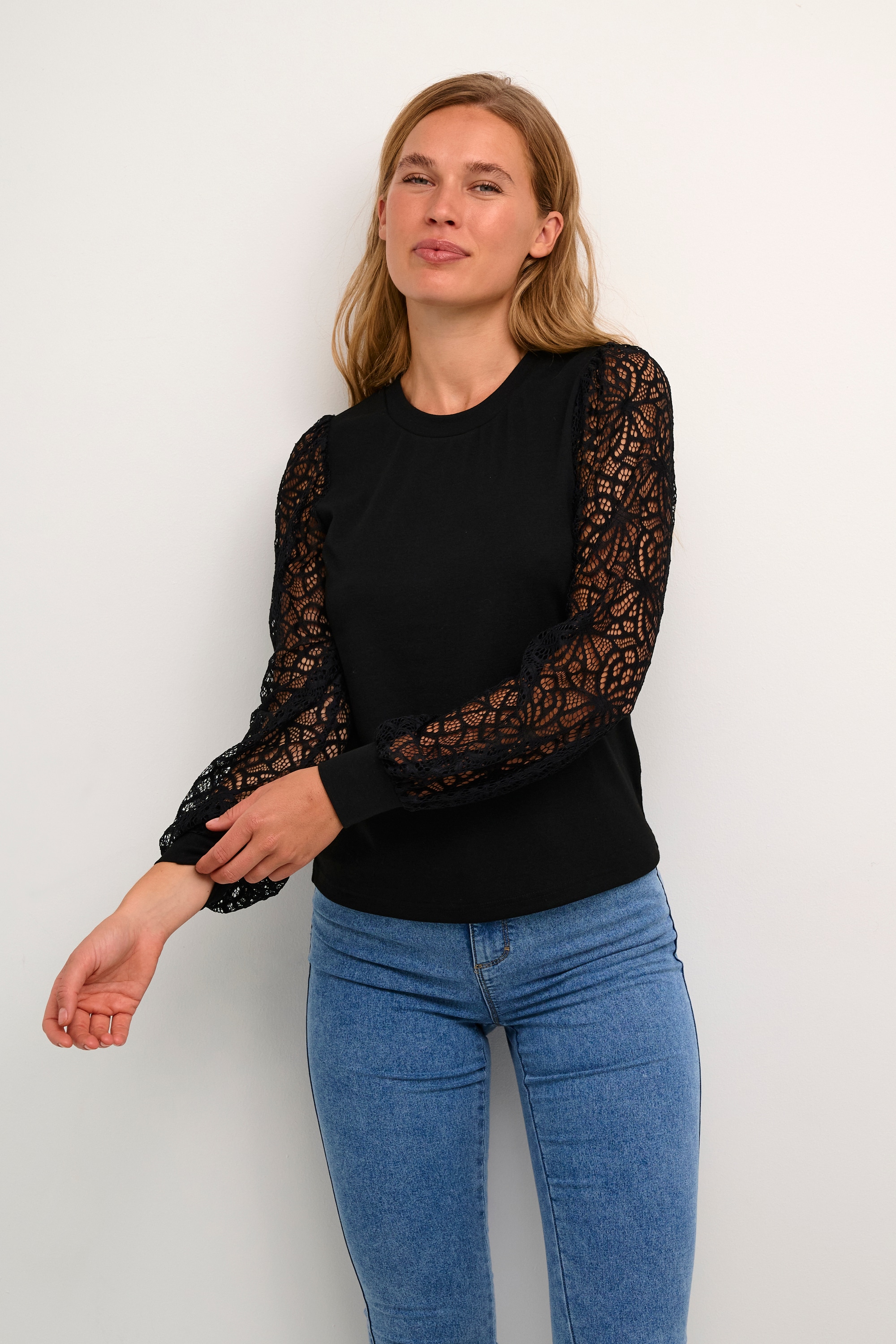 KAFFE Langarmbluse »Damen Langarm-Shirt KAbecca«