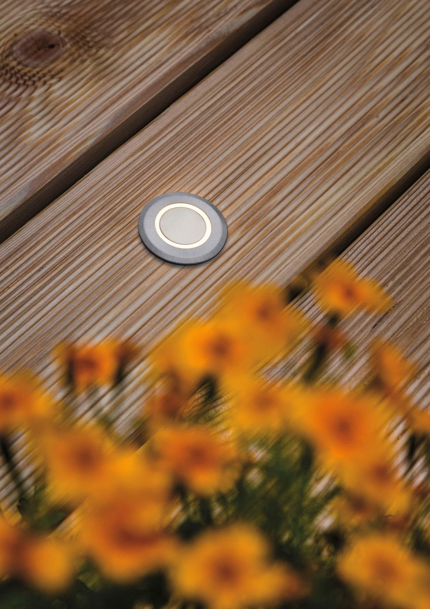 Paulmann LED Einbauleuchte »Outdoor 230V Boden IP67 3000K 2W deko round« 1 Stk. Warmweiß rund