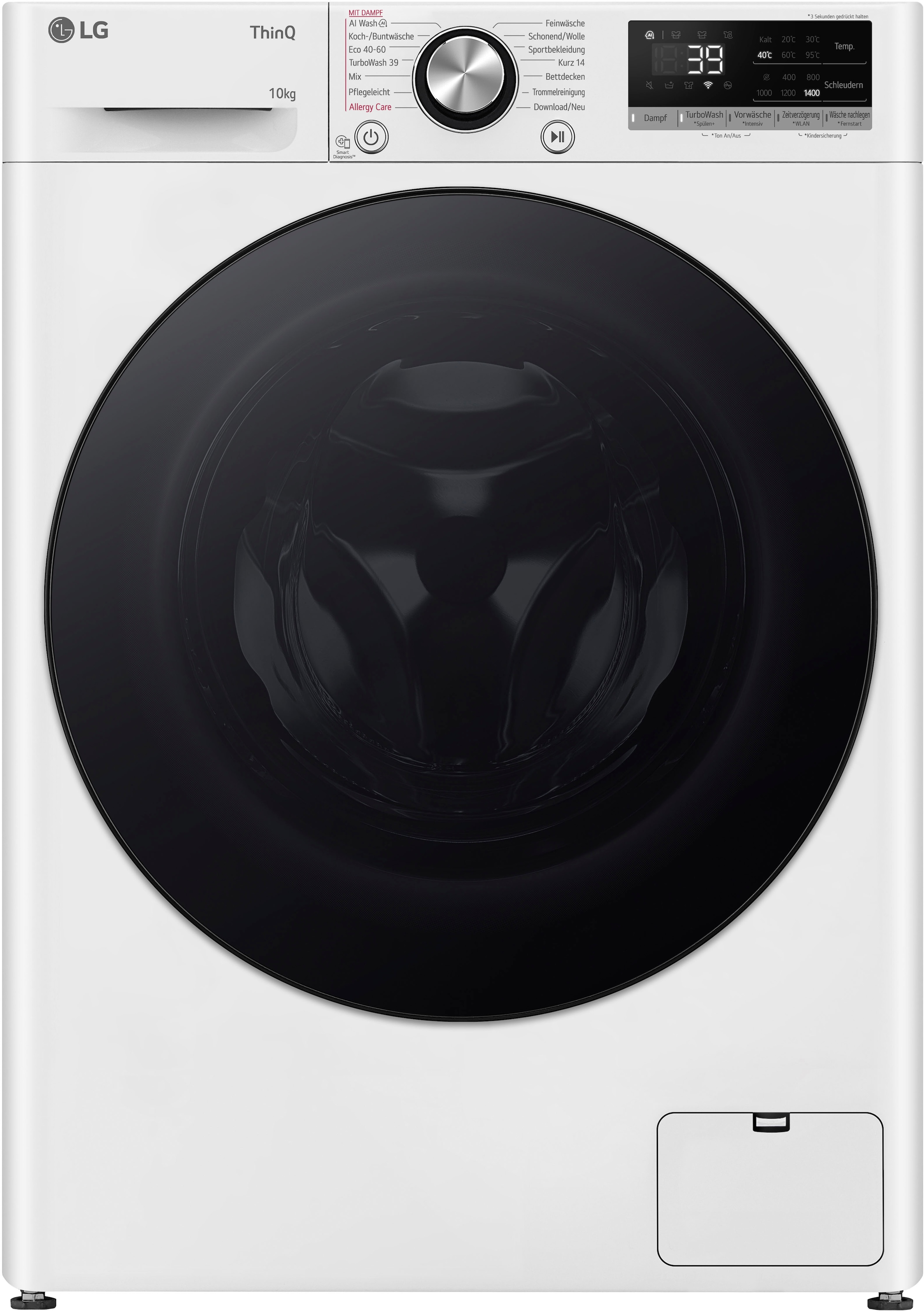 LG Waschmaschine "F4WR700Y" 10 kg 1400 U/min AI Wash, ThinQ App inkl. Progr günstig online kaufen