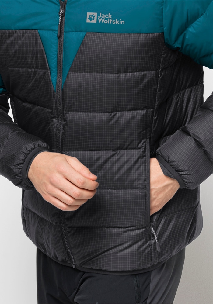 Jack Wolfskin Daunenjacke »DNA TUNDRA DOWN HOODY M«, mit Kapuze