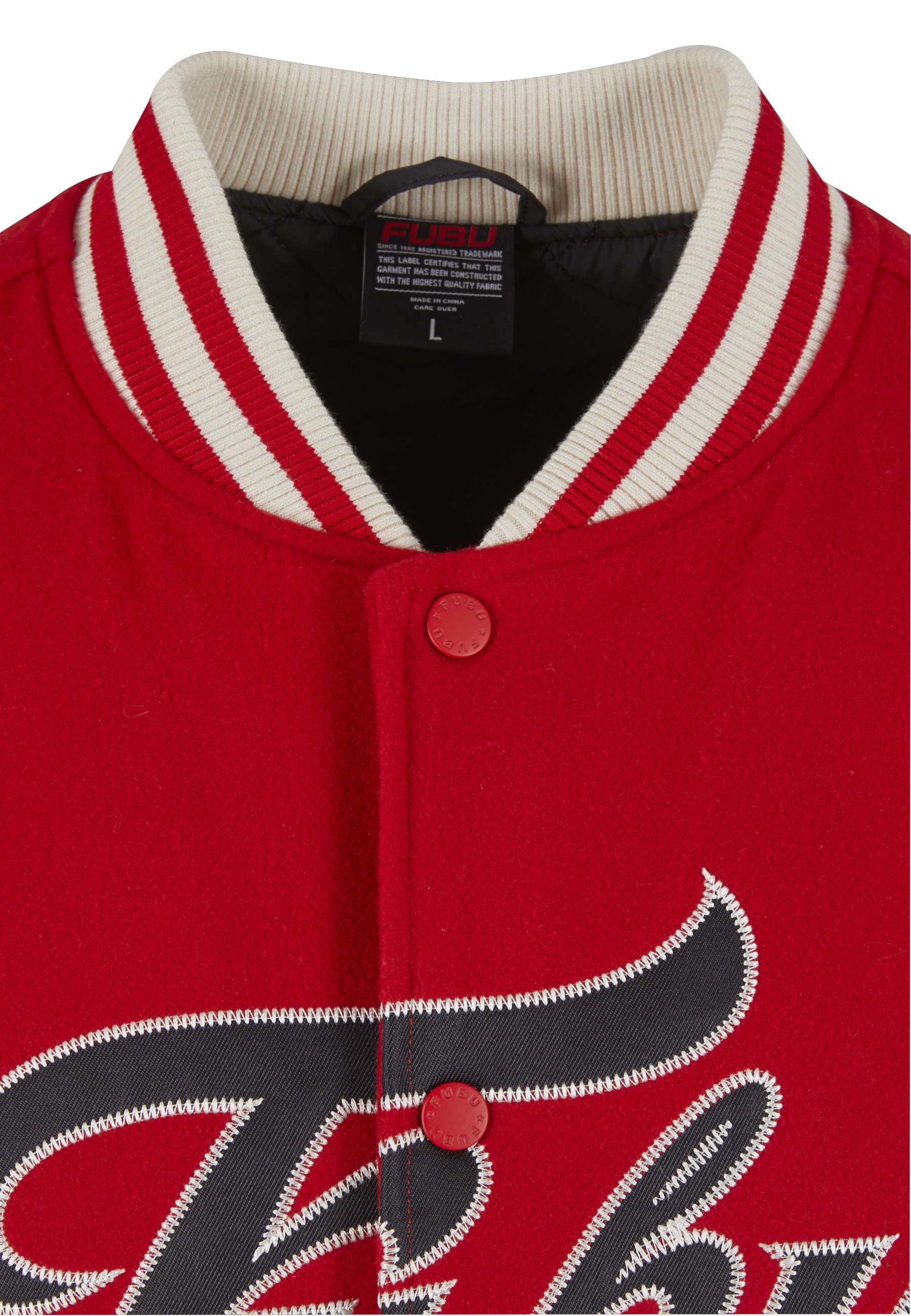 Fubu Collegejacke »Fubu FM243-003-1 Fubu Varsity Block College Jacket« 1 Stk. tlg. ohne Kapuze