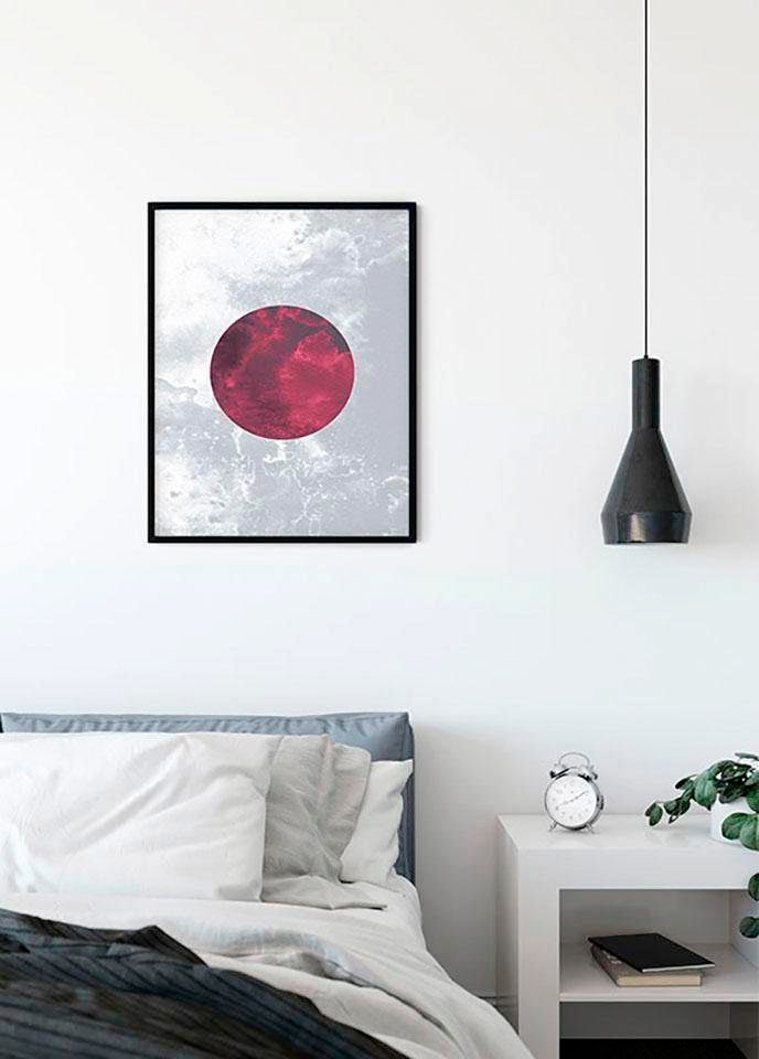 Komar Bild "Solum Ignis" Abstrakt 1 Stk. tlg. Wandbild zur Dekoration - ohne Rahmen