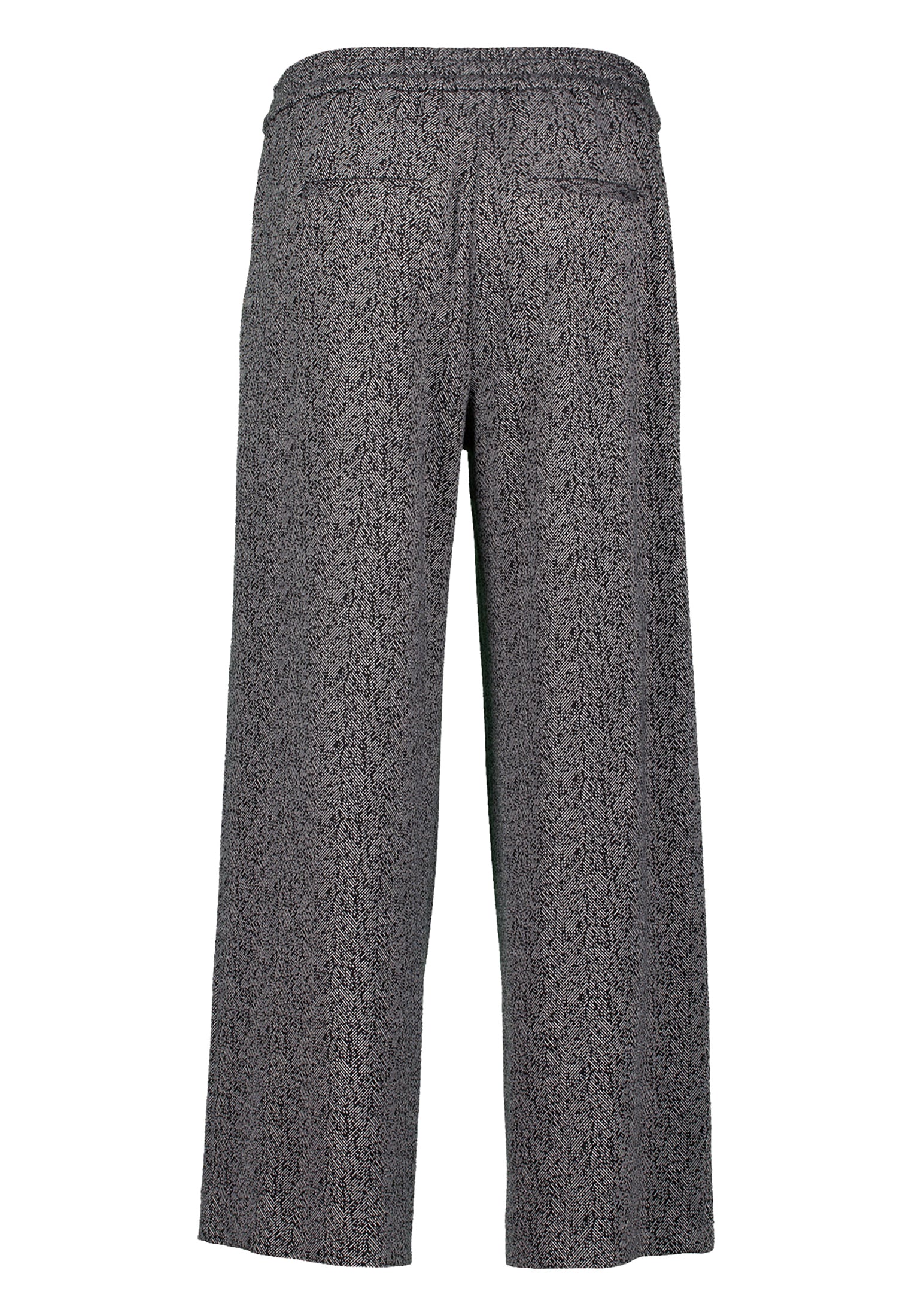 Zero Stoffhose »zero Damen Jacquard-Hose weites Bein 26 Inch«, Plain/ohne Details