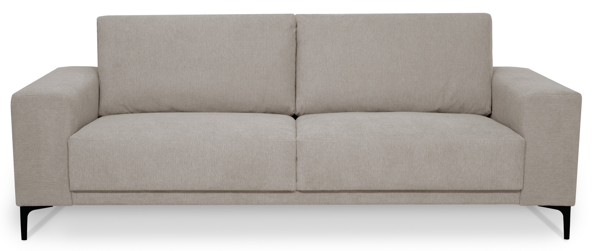 OTTO home 3-Sitzer "Xander" Breite 224 cm, Soft-Touch Chenille, schwarze Me günstig online kaufen