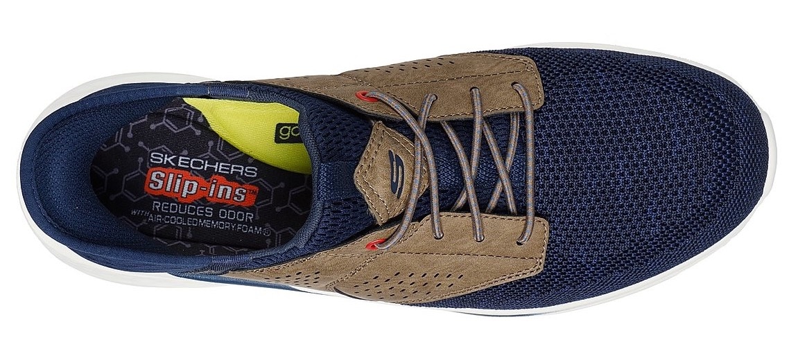 Skechers Slip-On Sneaker »SLADE-CASTER«, Slipper, Sneaker mit Gummizug und Slip-ins