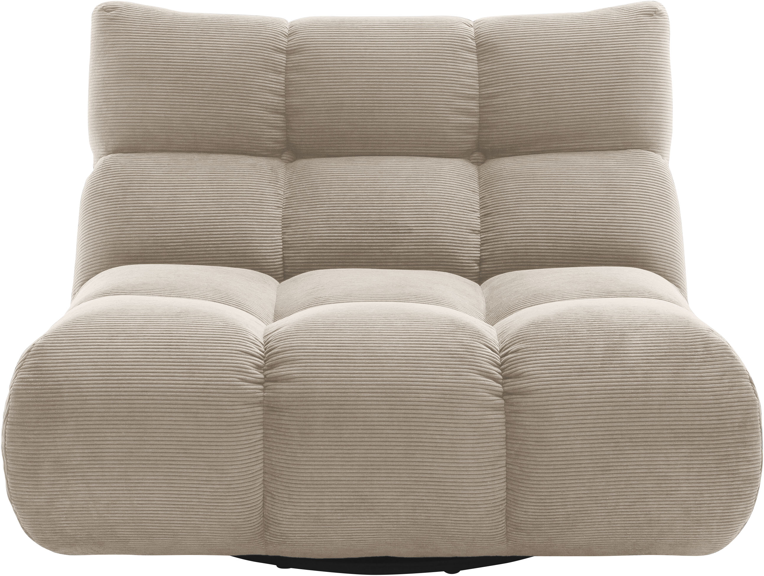 Home affaire 1,5-Sitzer "Cozy Bubble, 360 drehbarer Sessel, Breite 107 cm" mit eleganter Steppung, Rundumbezug & weicher Polsterung