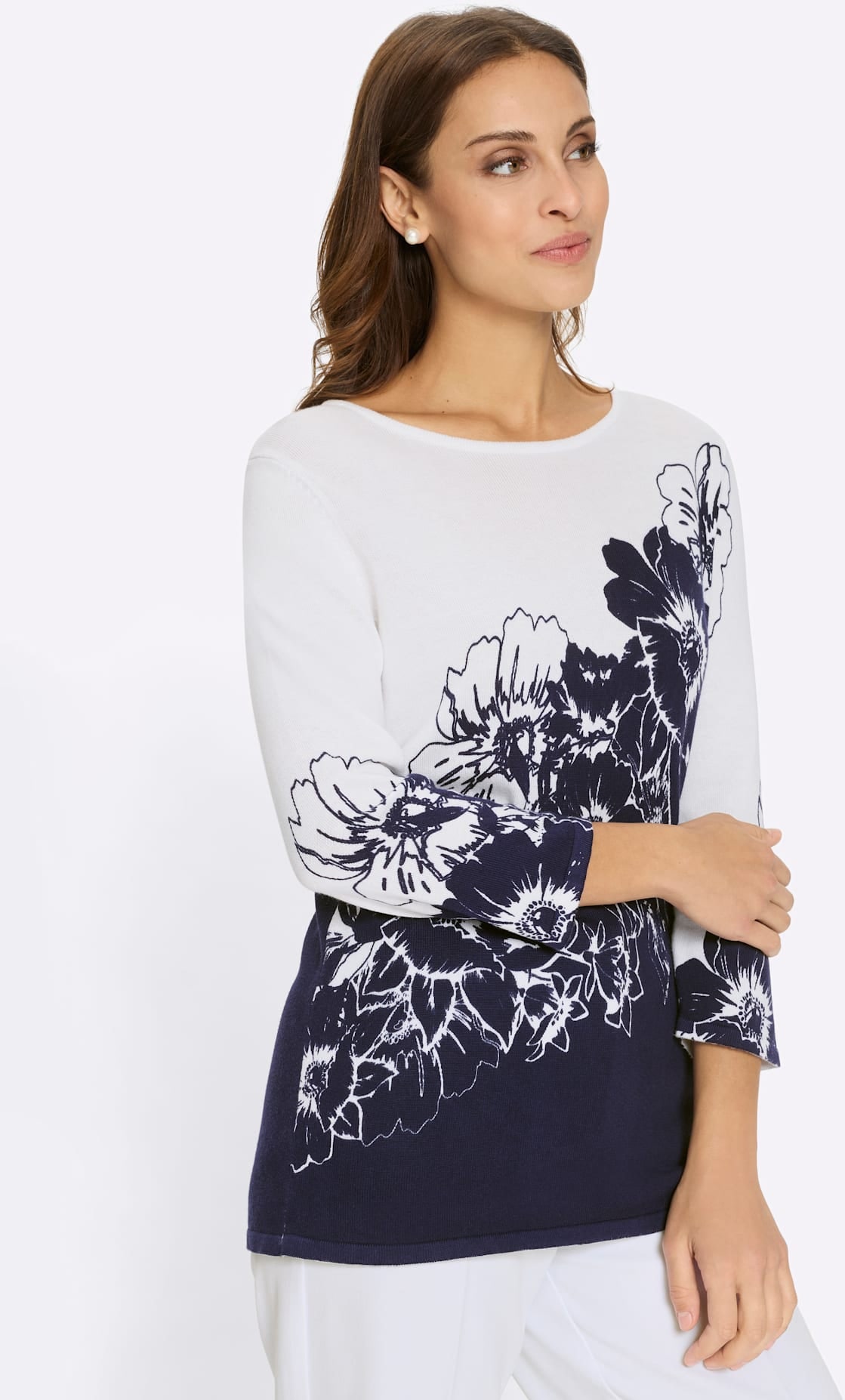 Lady Strickpullover »3/4-Arm-Pullover«