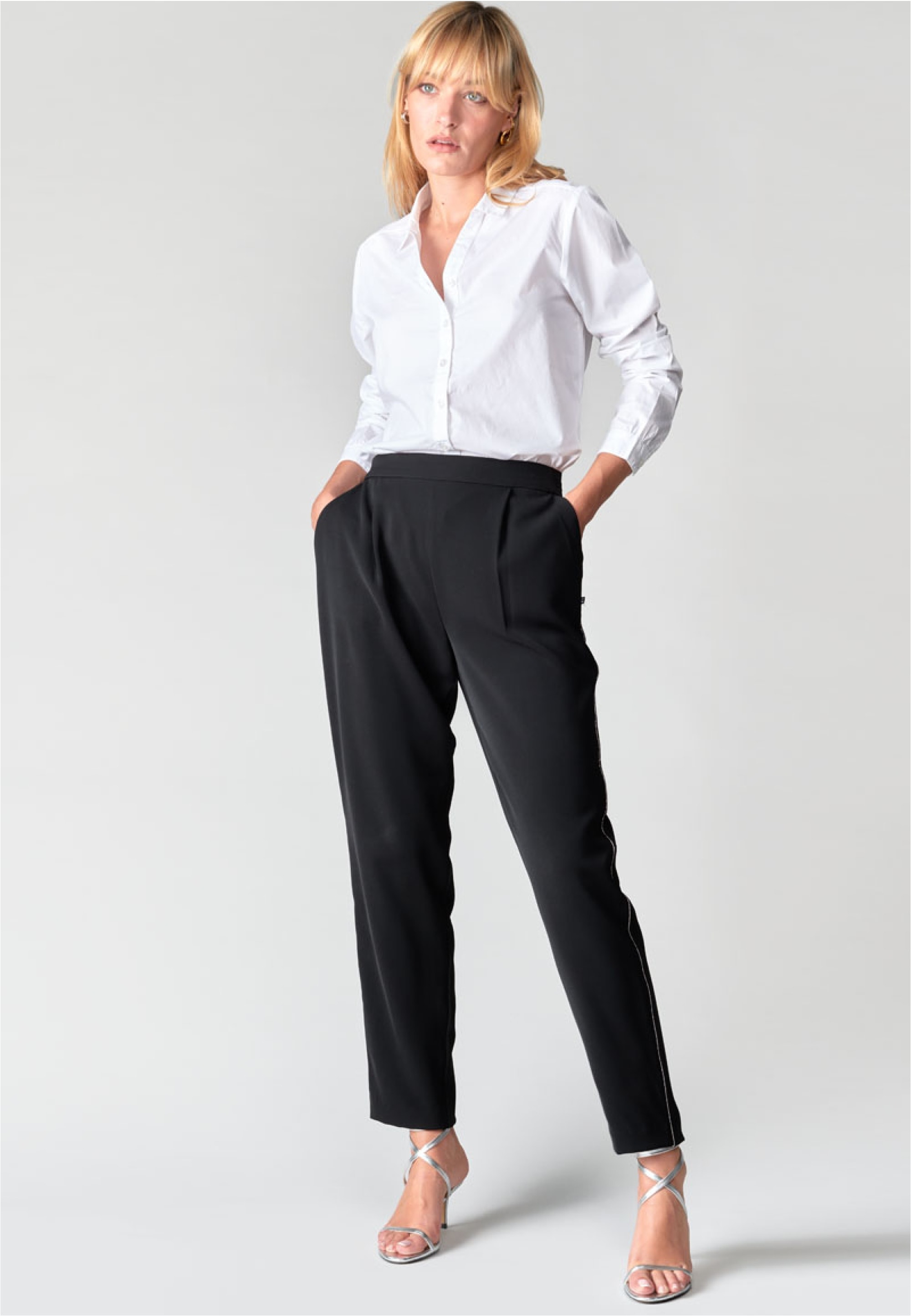 Le Temps Des Cerises Stoffhose »PLHOX«, im Business-Look