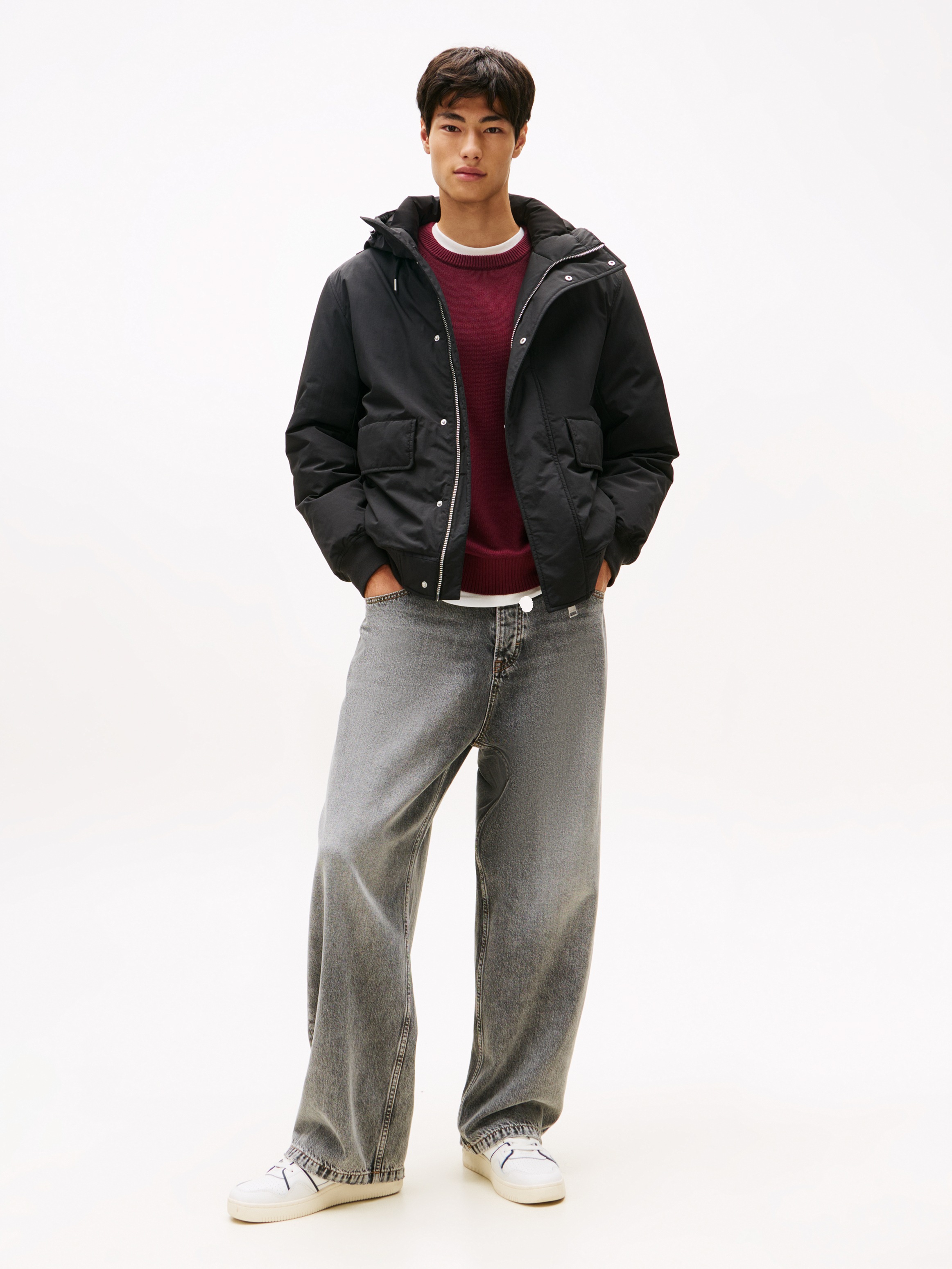 Thumbnail - Tommy Jeans Bomberjacke "CITY READY BOMBER" mit Kapuze Fliegerjacke, Freizeitjacke Regular fit mit Rundhalsausschnitt