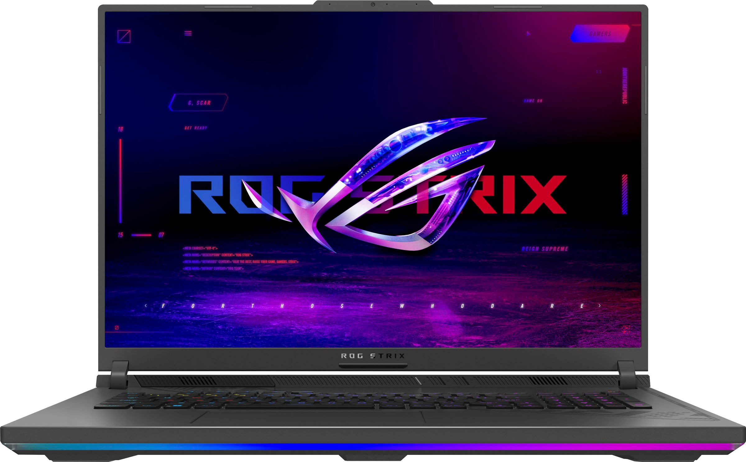 Asus Gaming-Notebook »ROG Strix G814JU-N5084W«, 45,7 cm, / 18 Zoll, Intel, Core i7, GeForce RTX 4050, 1000 GB SSD