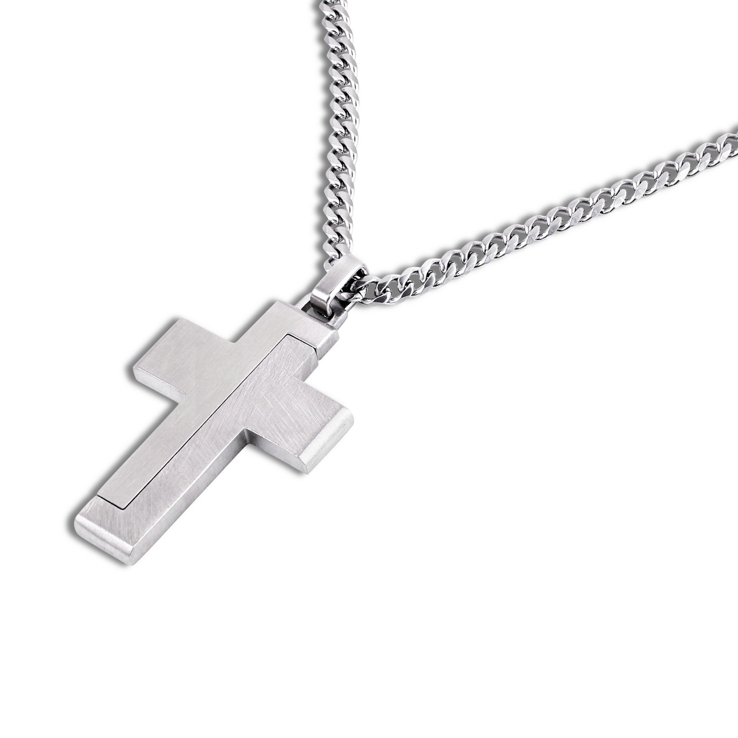 TOM TAILOR Kette mit Anhänger »Kreuz-Motiv«