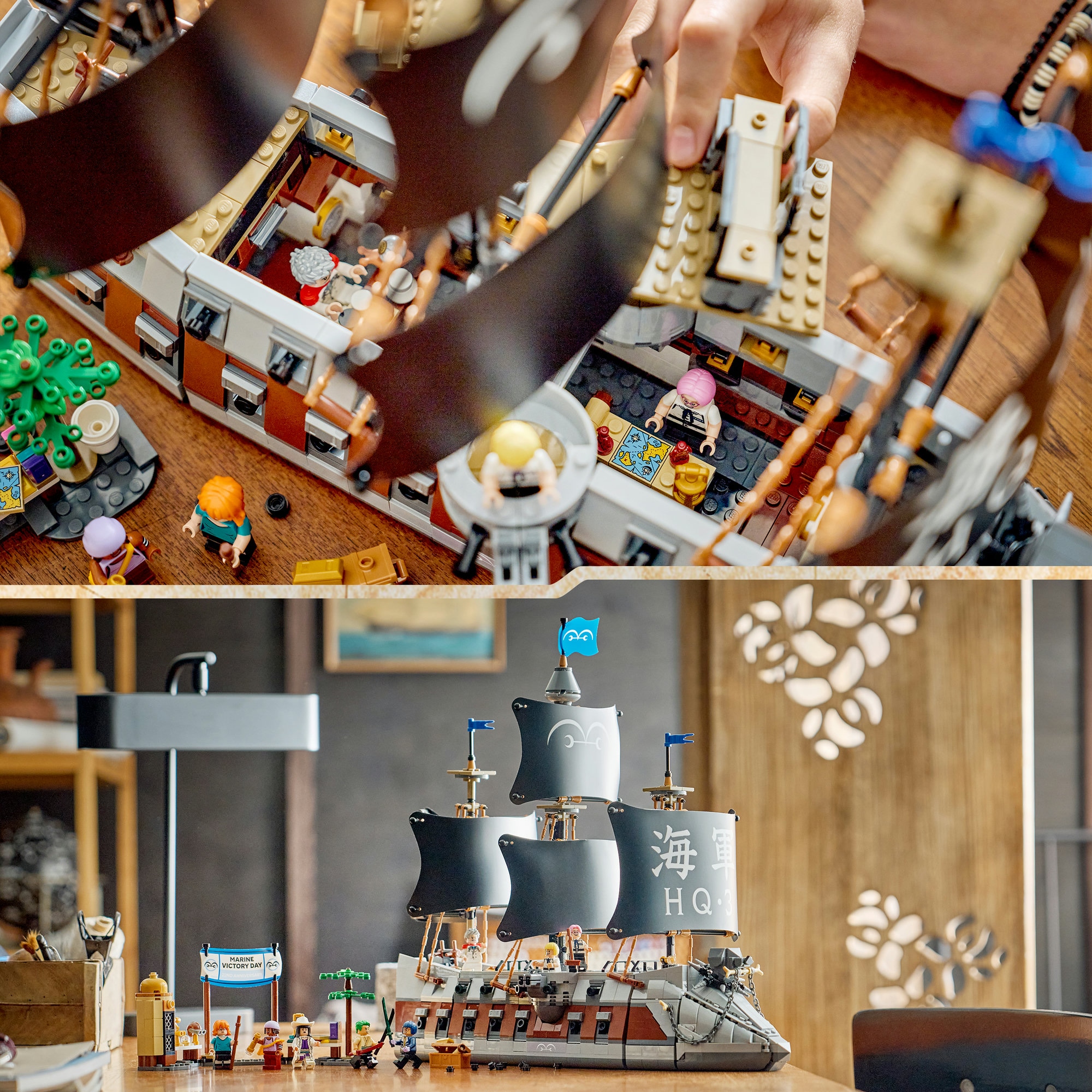 LEGO® Konstruktionsspielsteine »Garps Marineschlachtschiff (75646), LEGO ONE PIECE« Made in Europe
