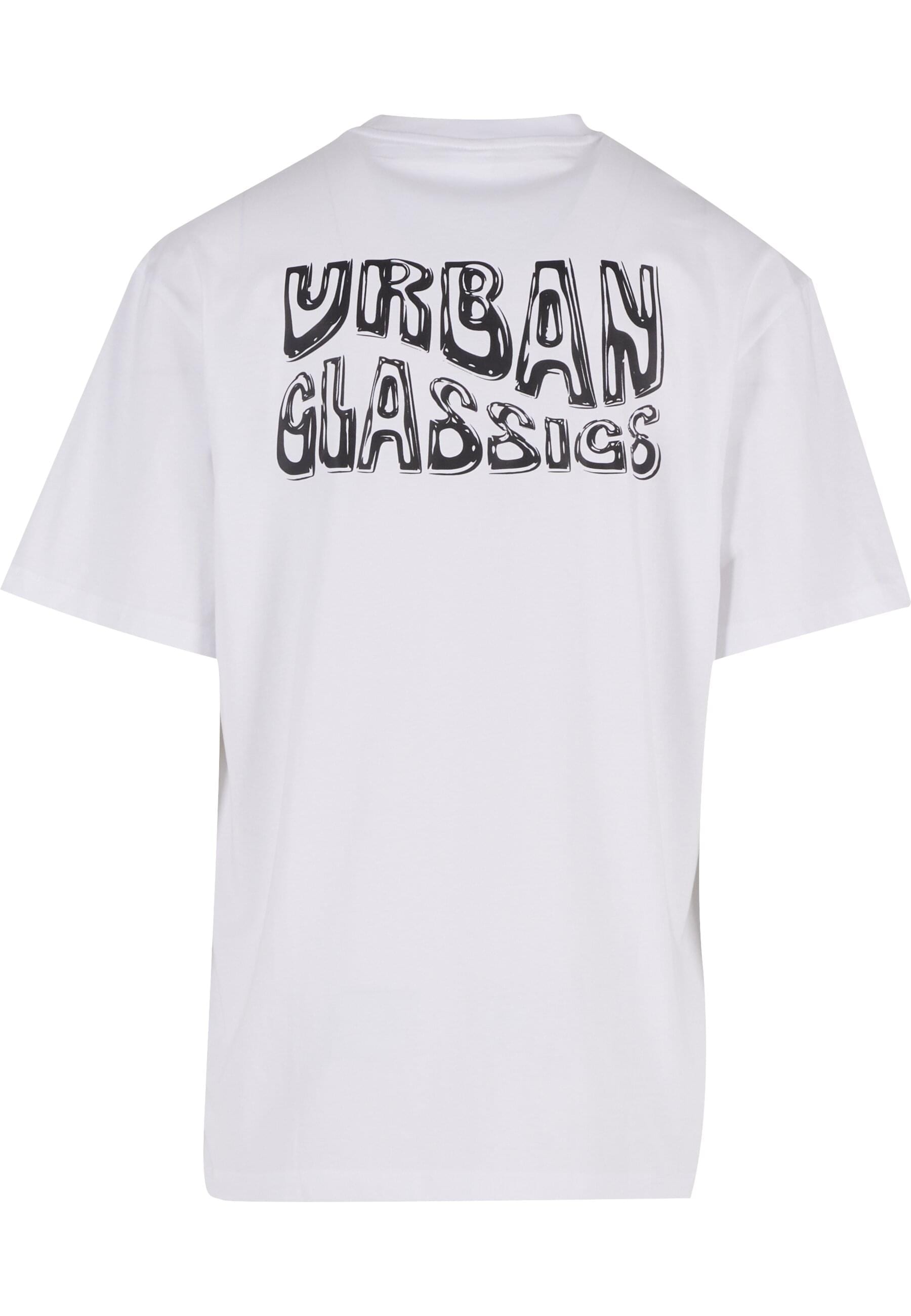 URBAN CLASSICS T-Shirt »Urban Classics UC Shiny Logo Tall Tee«, (1 tlg.)