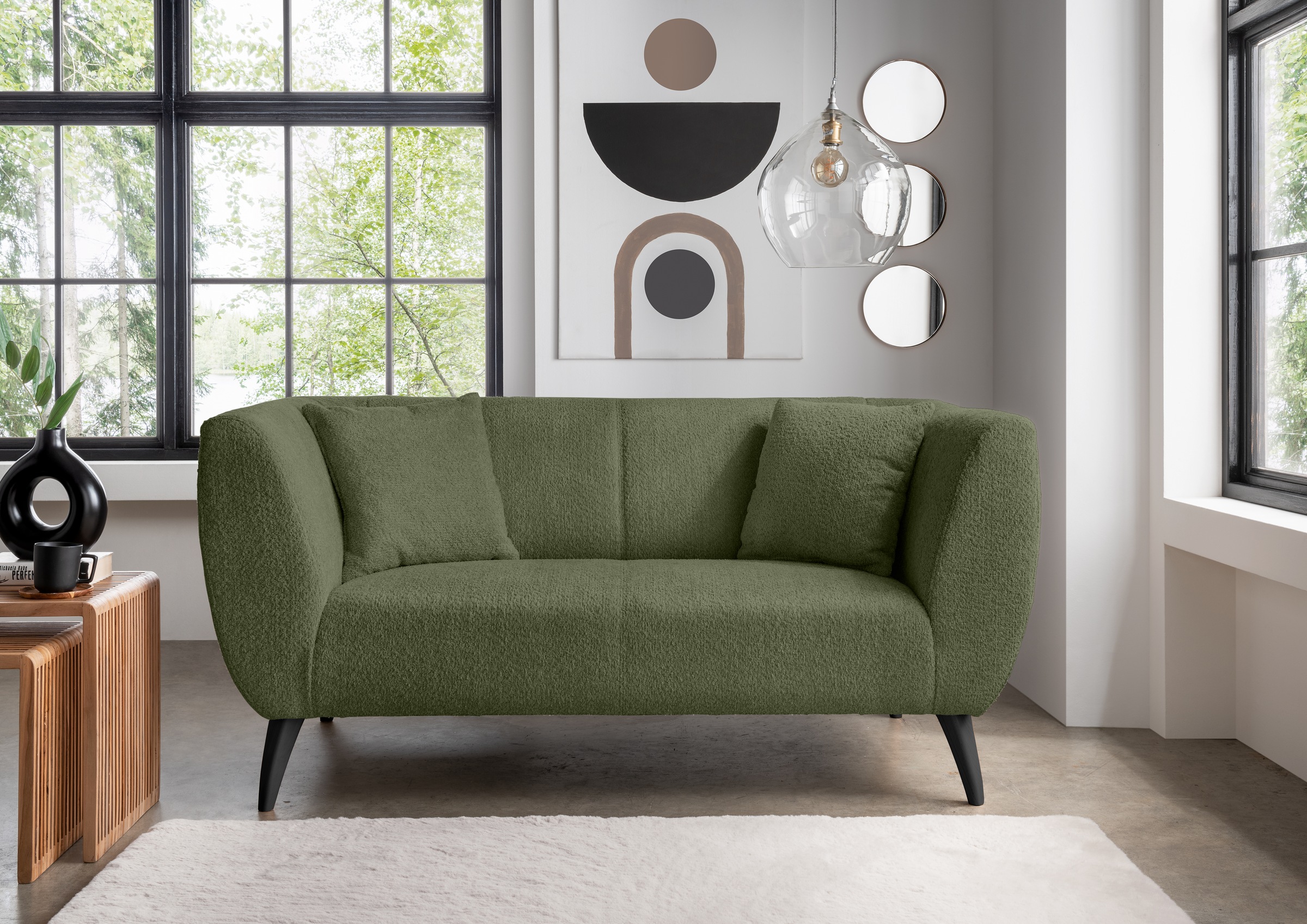 INOSIGN Polstergarnitur »Colori«, (Set, 2 tlg., 3-Sitzer und 2-Sitzer), auch als Loveseat erhältlich