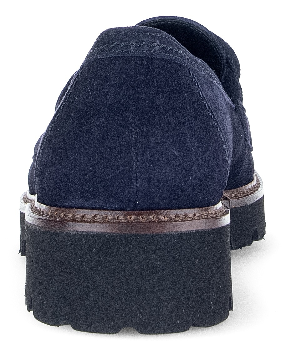 Gabor Loafer, Slipper, Halbschuh, Schlupfschuh mit geflochtenem Zierriegel