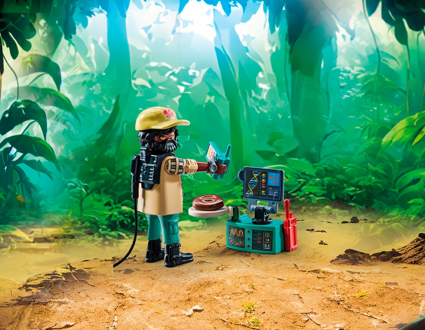 Playmobil® Konstruktions-Spielset »Triceratops mit Jungtier (71821), Playmobil Dinos«, (29 St.)