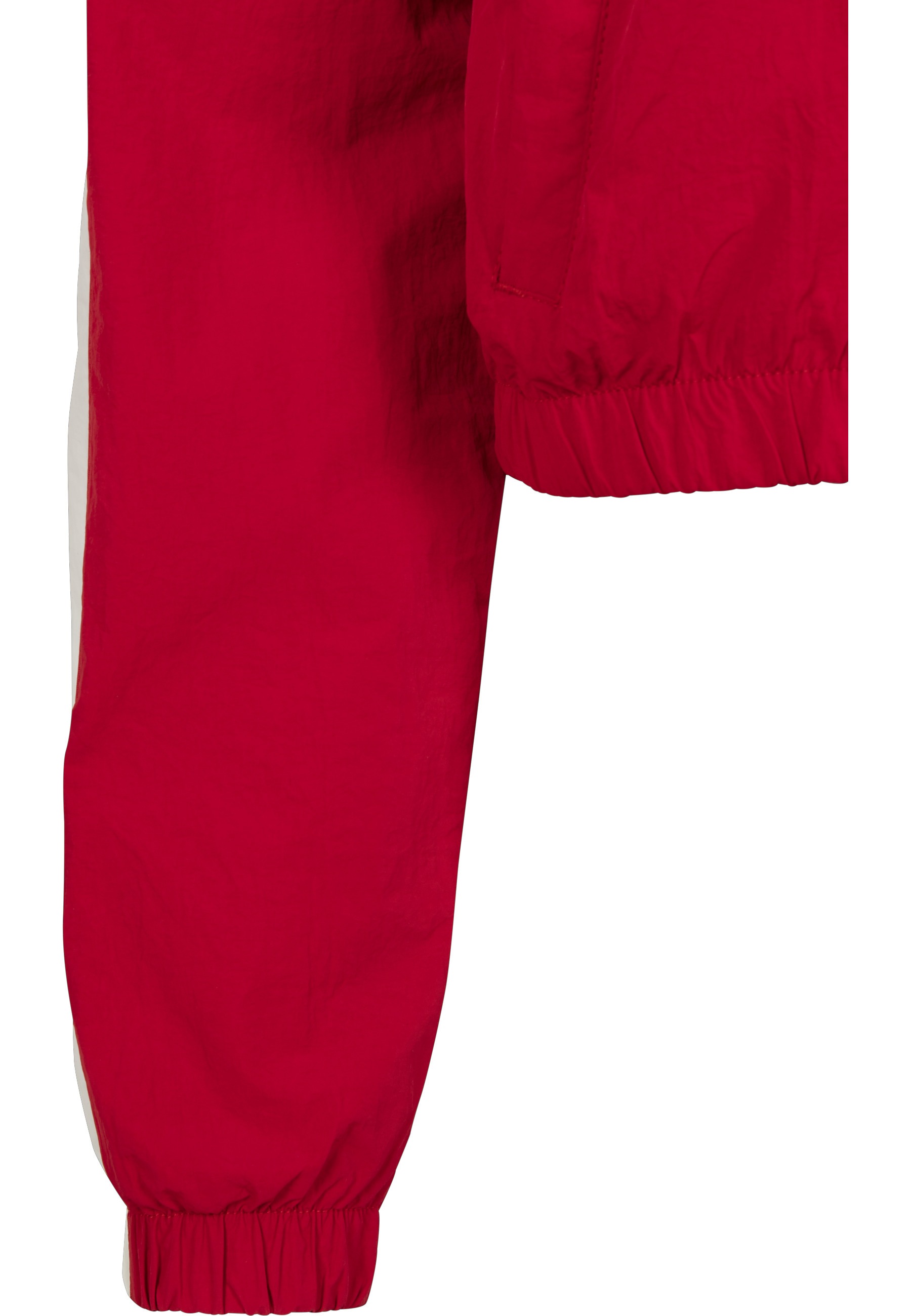 URBAN CLASSICS Allwetterjacke »Urban Classics Damen Ladies Short Striped Crinkle Track Jacket« 1 Stk. tlg. ohne Kapuze