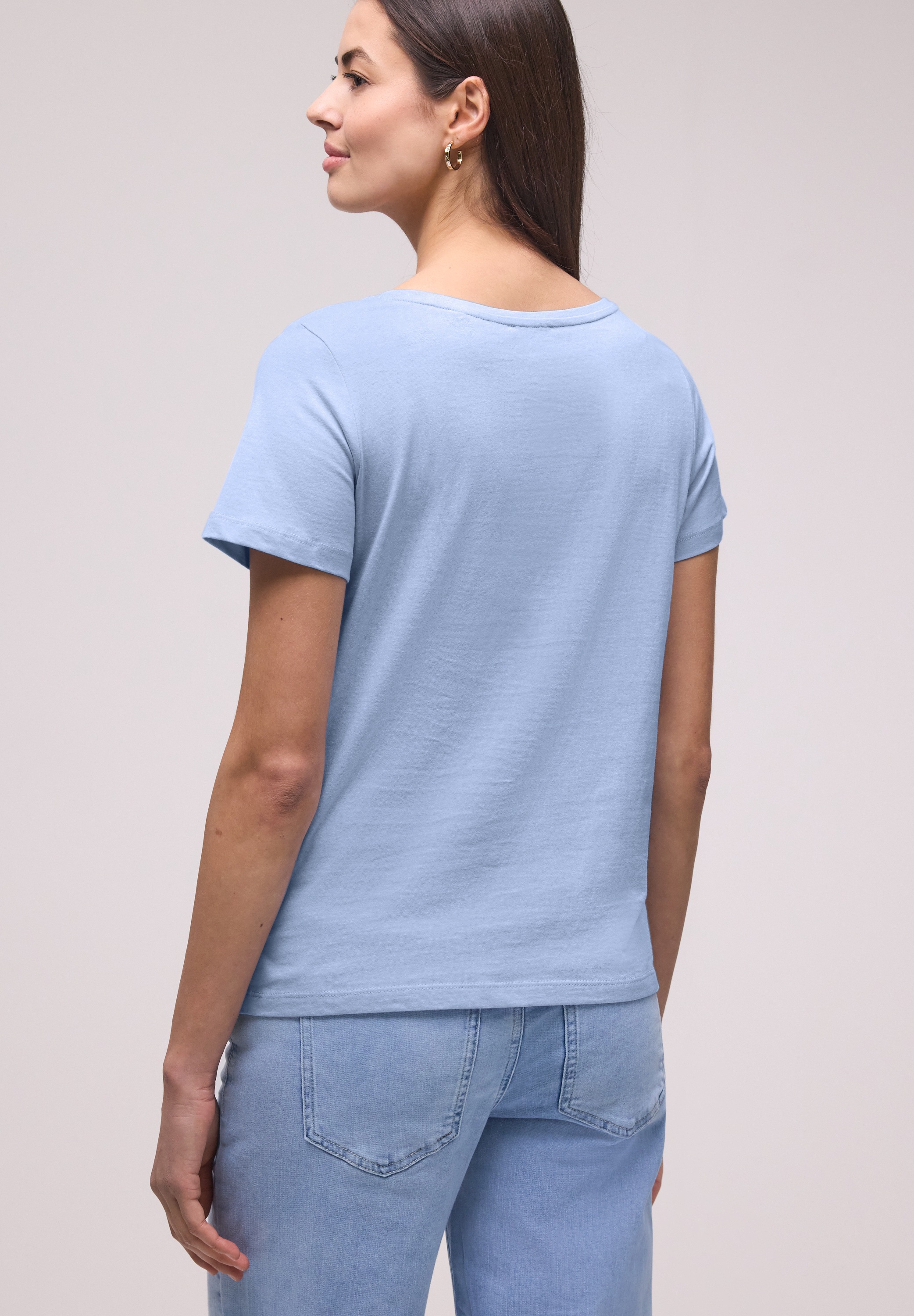 STREET ONE T-Shirt aus reiner Baumwolle