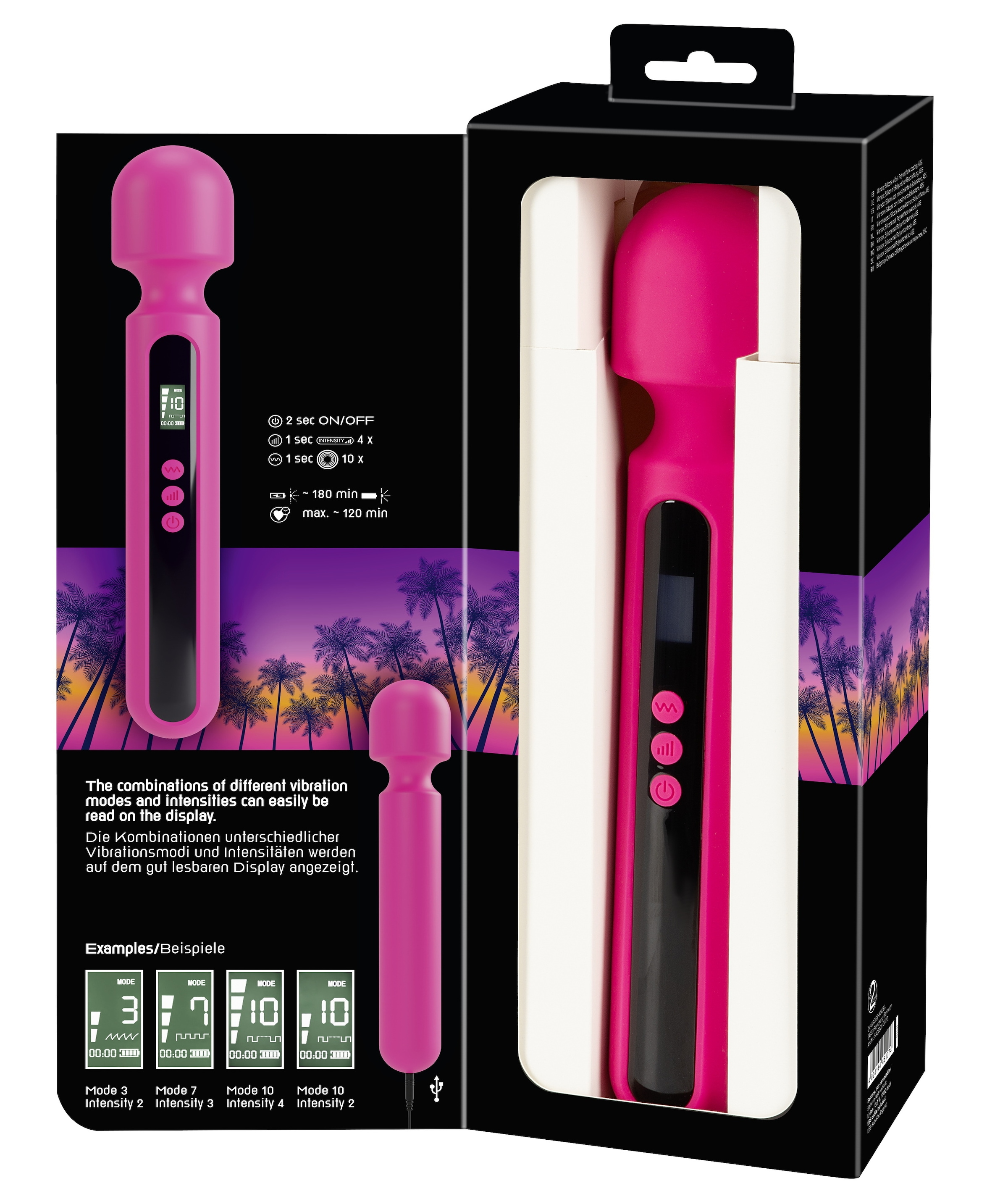 You2Toys Vibrator »Massagestab Pink Sunset Wand Vibrator«