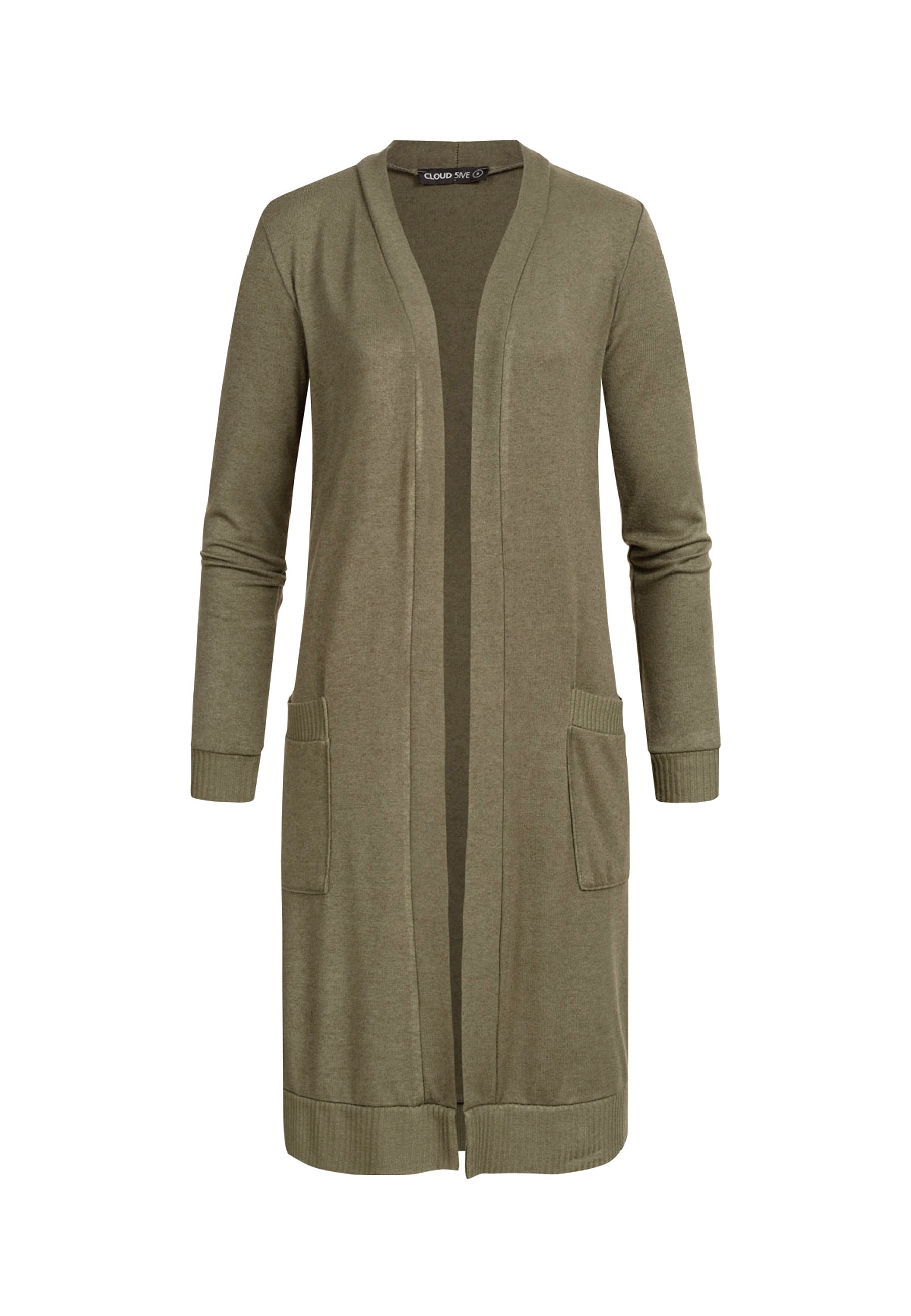 CLOUD 5IVE Strickjacke "CLOUD 5IVE Longform Viskose Cardigan mit 2 seitl. T günstig online kaufen