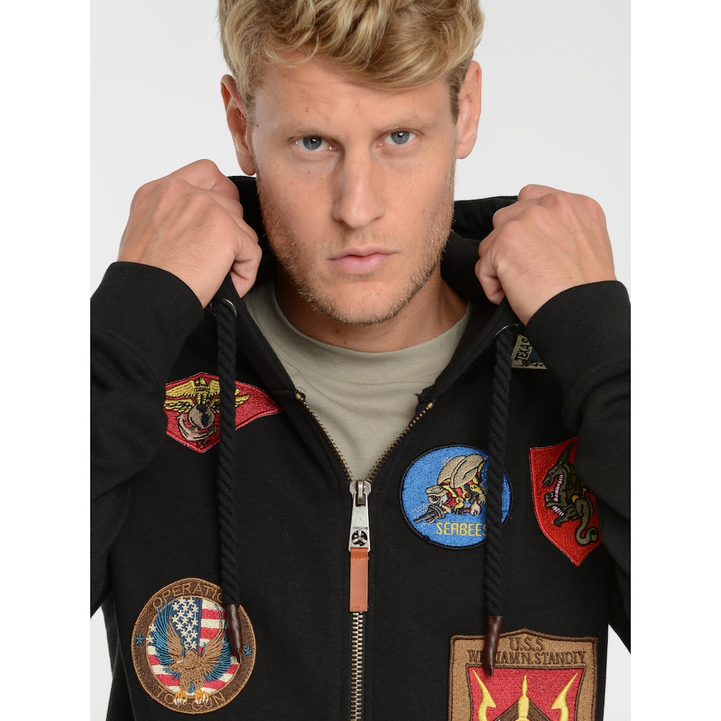 TOP GUN Sweatjacke »TG20191057«