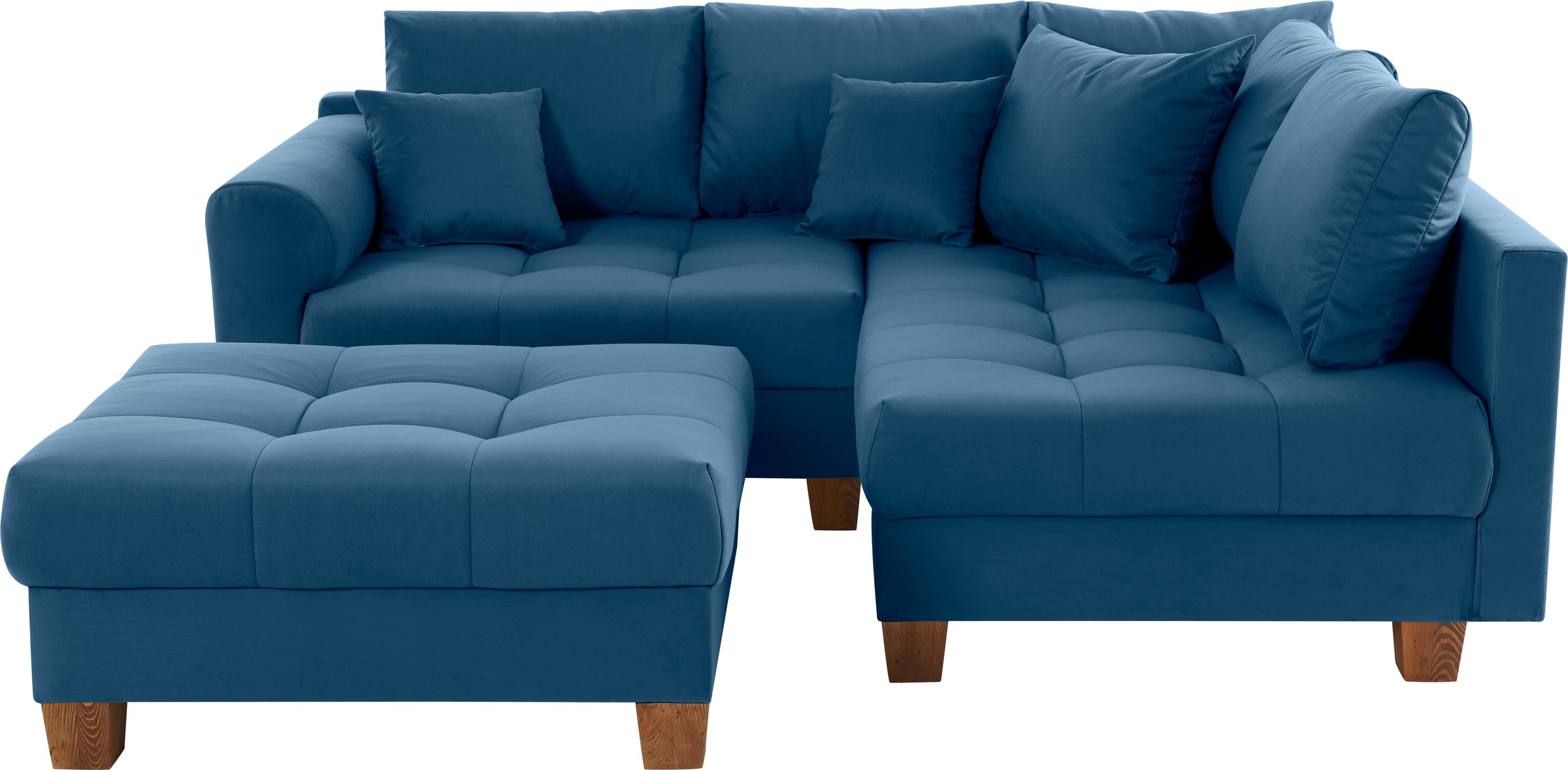 Home affaire Ecksofa "Rice L-Form inkl. Hocker", (Set, mit Hocker), mit Bon günstig online kaufen