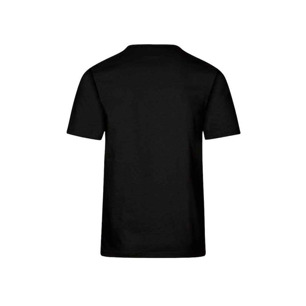 Trigema T-Shirt »TRIGEMA T-Shirt mit Knopfleiste DELUXE Baumwolle«, (1 tlg.)