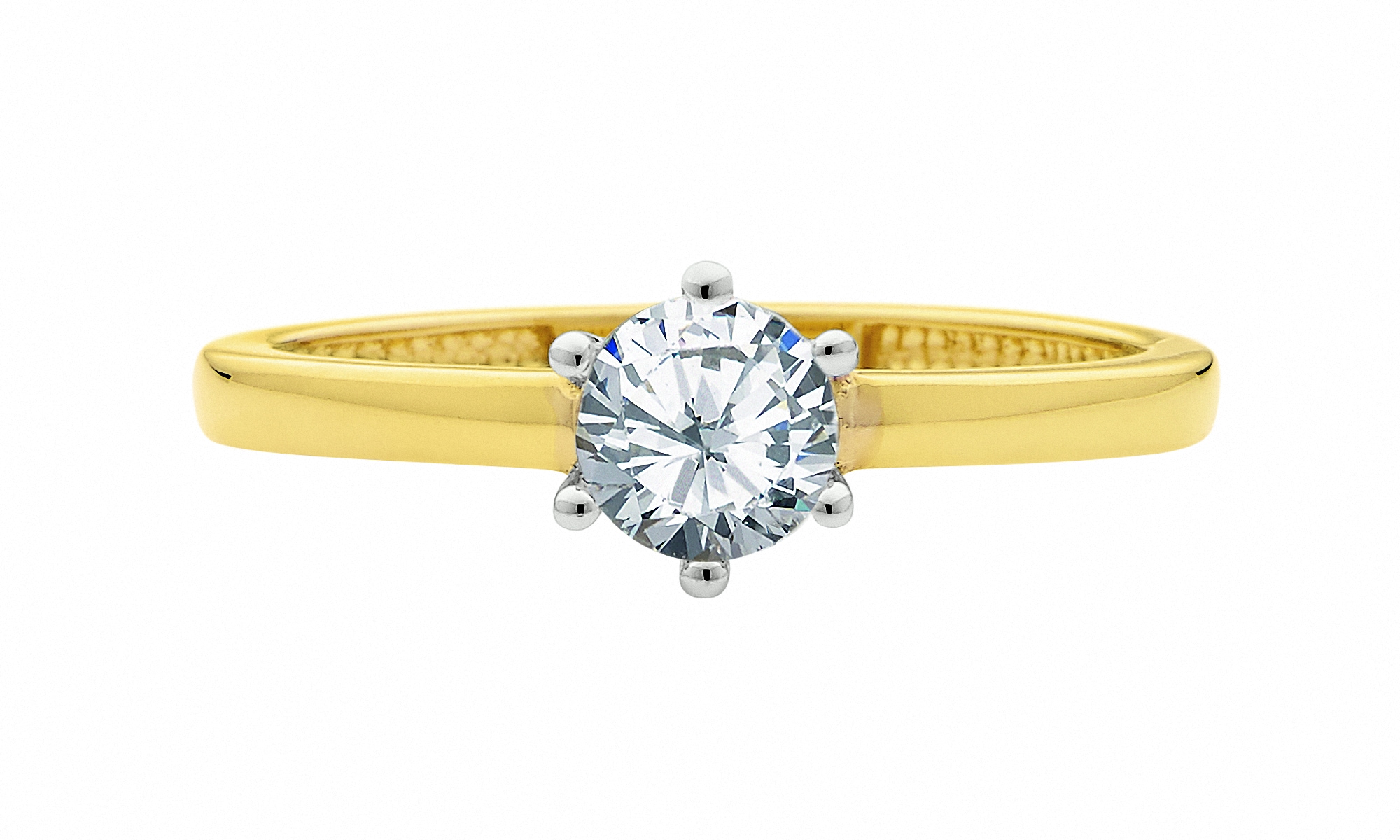 Adelia´s Goldring »333 Gold Ring mit Zirkonia«, mit Zirkonia Goldschmuck  für Damen kaufen | BAUR