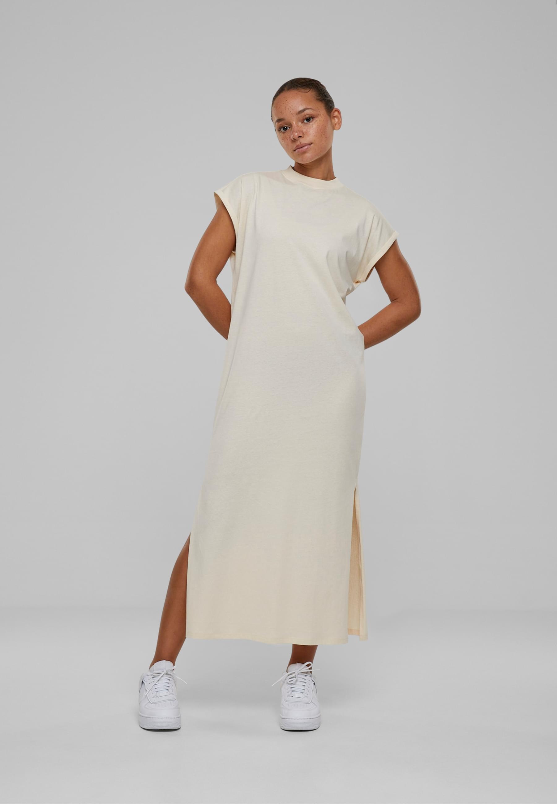 URBAN CLASSICS Shirtkleid »Urban Classics Damen Ladies Long Extended Shoulder Dress«, (1 tlg.)