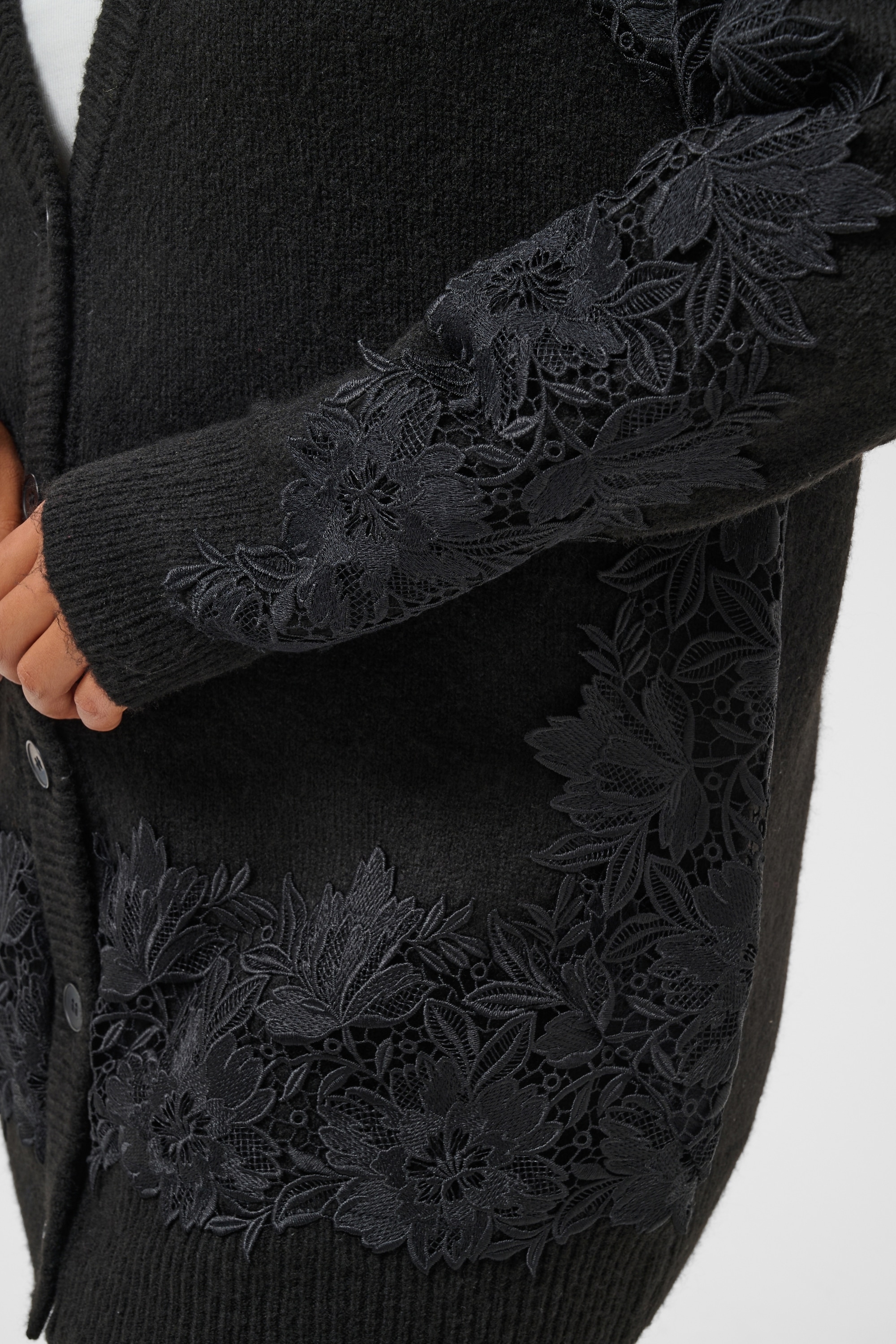 KAFFE Curve Strickjacke »KAFFE Curve Strickjacke KCsiffa«