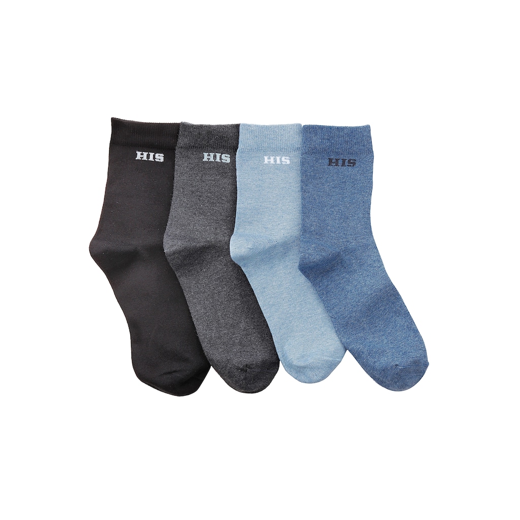 H.I.S Basicsocken, (Set, 4 Paar)