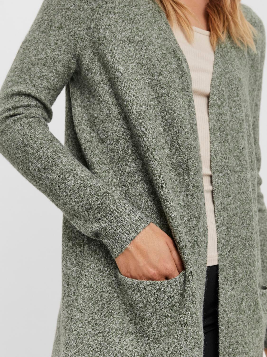 Vero Moda Strickjacke VMDOFFY LS LONG OPEN CARDIGAN GA NOOS günstig online kaufen