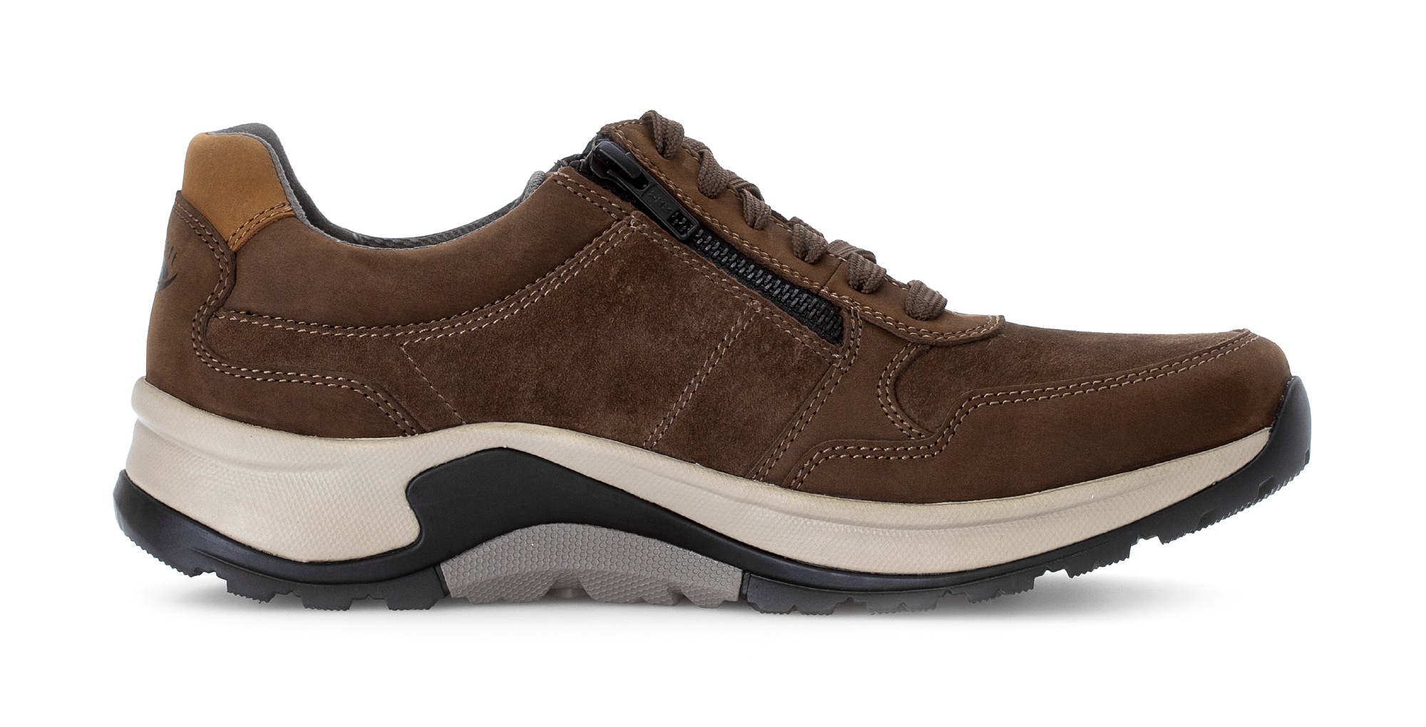 Gabor Rollingsoft Keilsneaker, Komfortschuh, Schnürschuh, Halbschuh in Weite G 1/2 (= weit)
