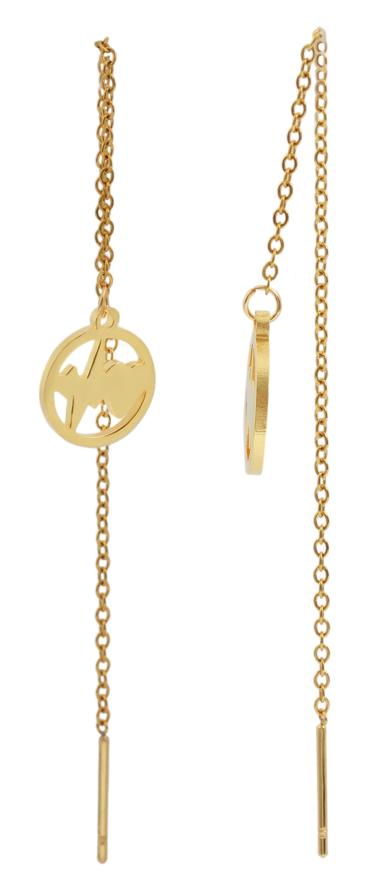 Adelia´s Kettenanhänger »Unisex Anhänger – Herzanhänger aus Edelstahl«  Ideal als Geschenk zum Geburtstag